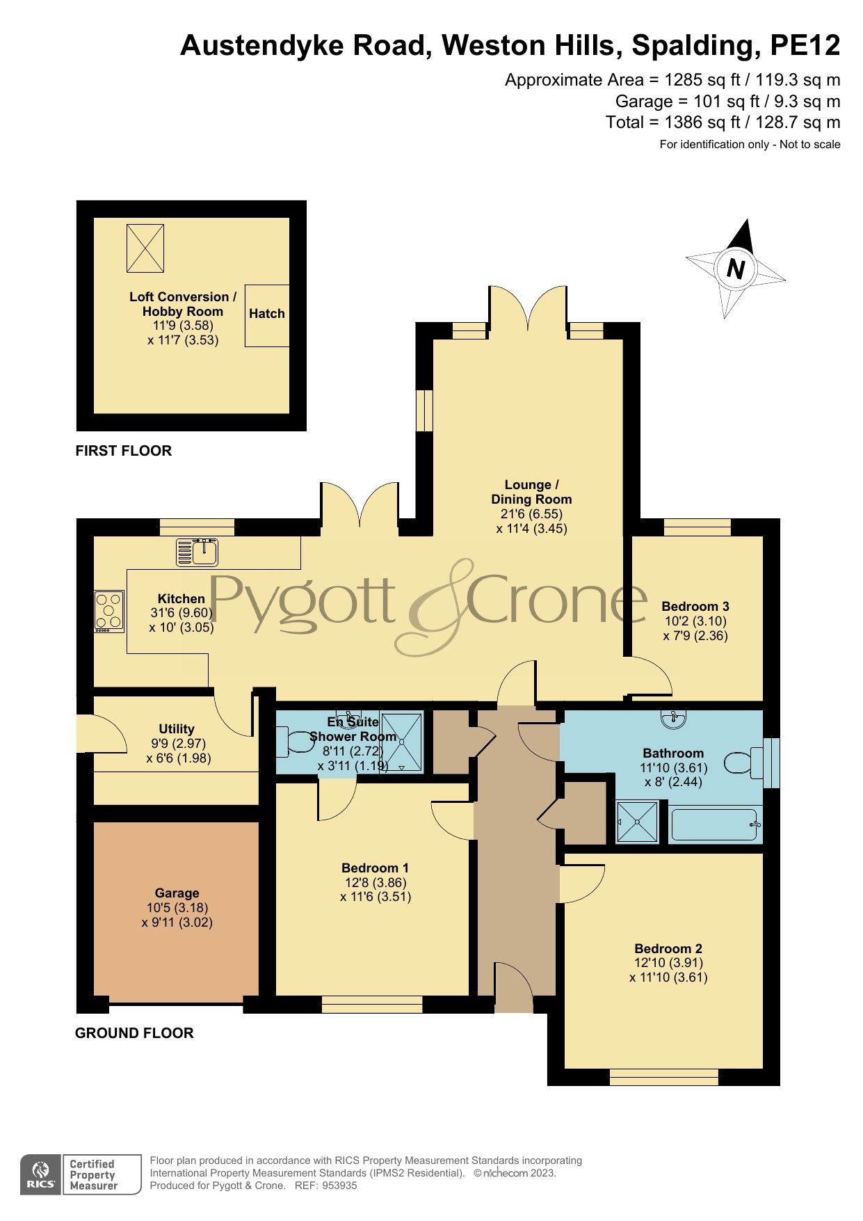3 bed detached bungalow for sale in Austendyke Road, Weston Hills
