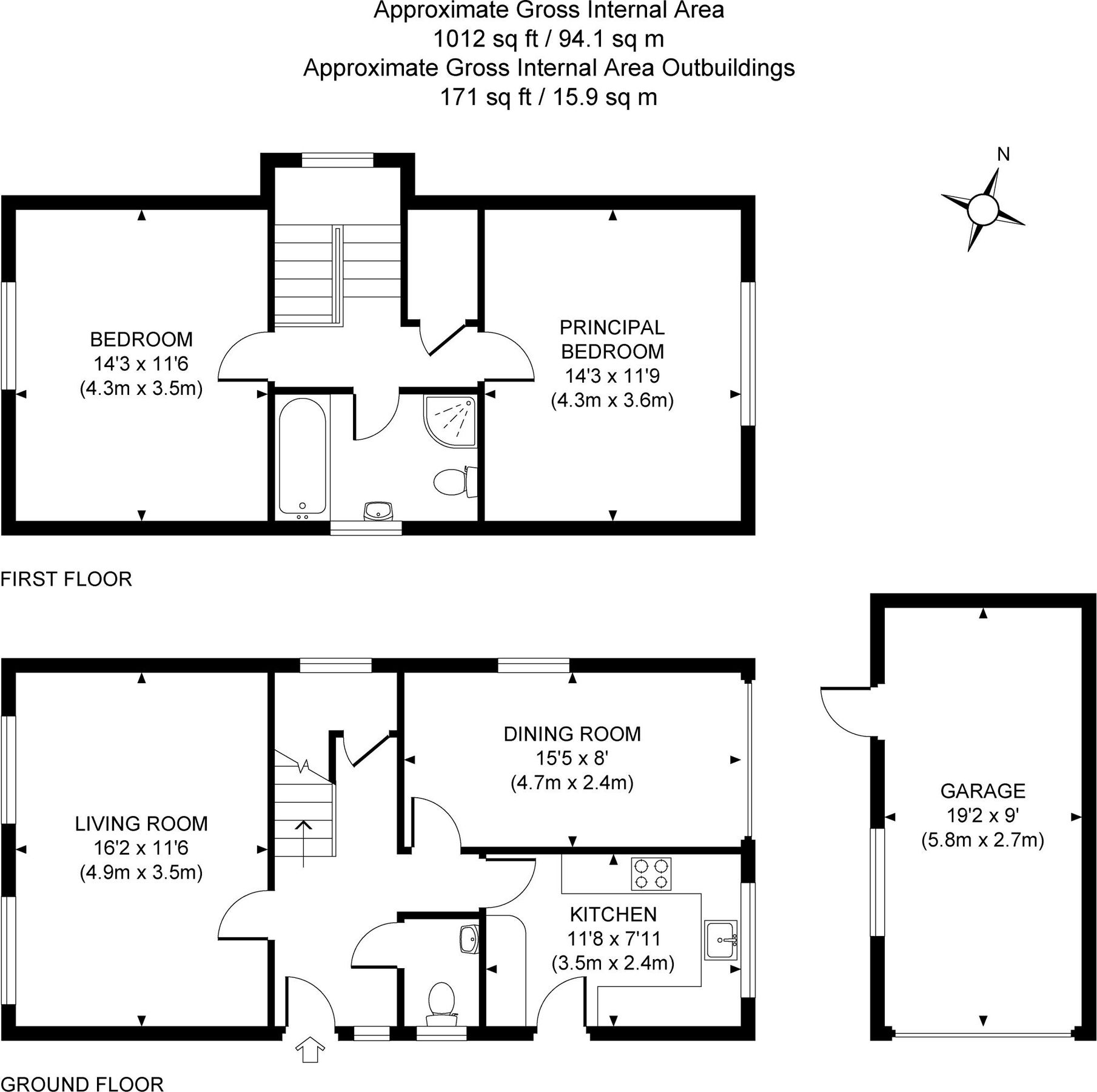 2 bed detached house for sale in Chequer Tree Close, Knaphill, Woking