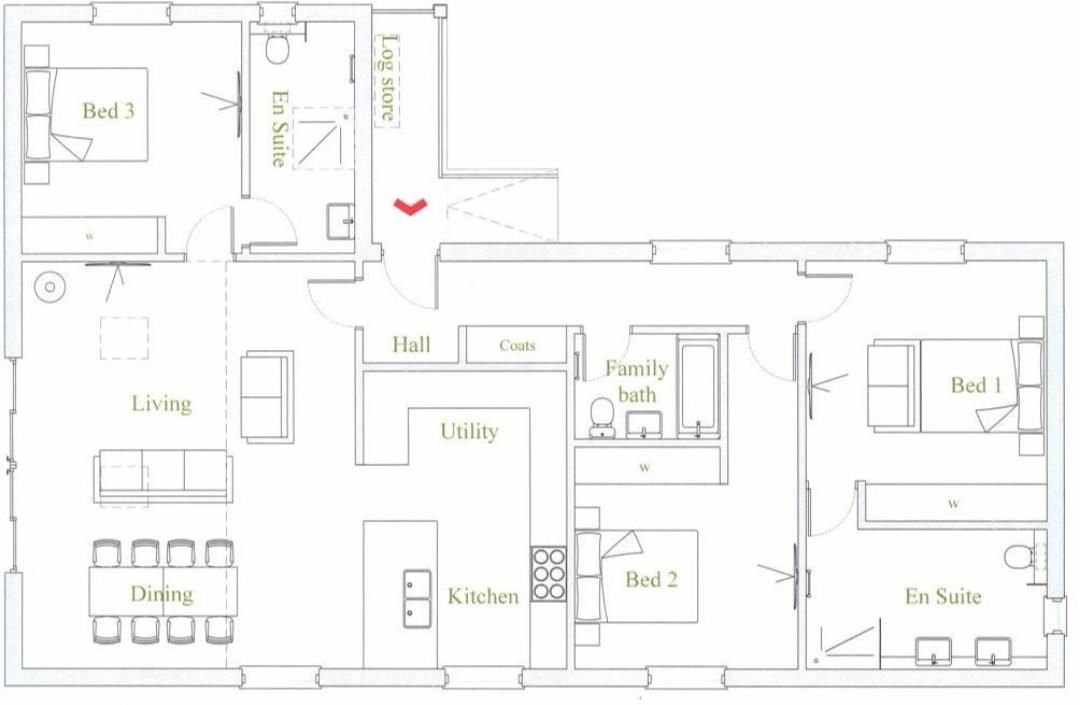New home, 3 bed bungalow for sale in Plot 1 Melita Chalk Lane