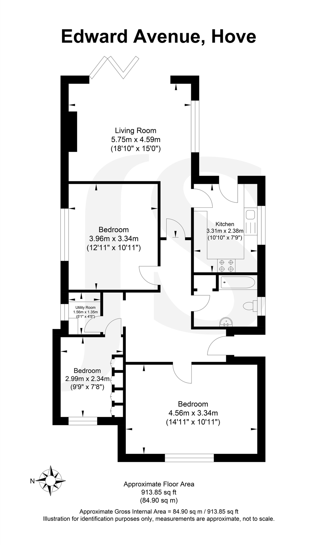 3 bed detached bungalow for sale in Edward Avenue, Hove BN3 Zoopla