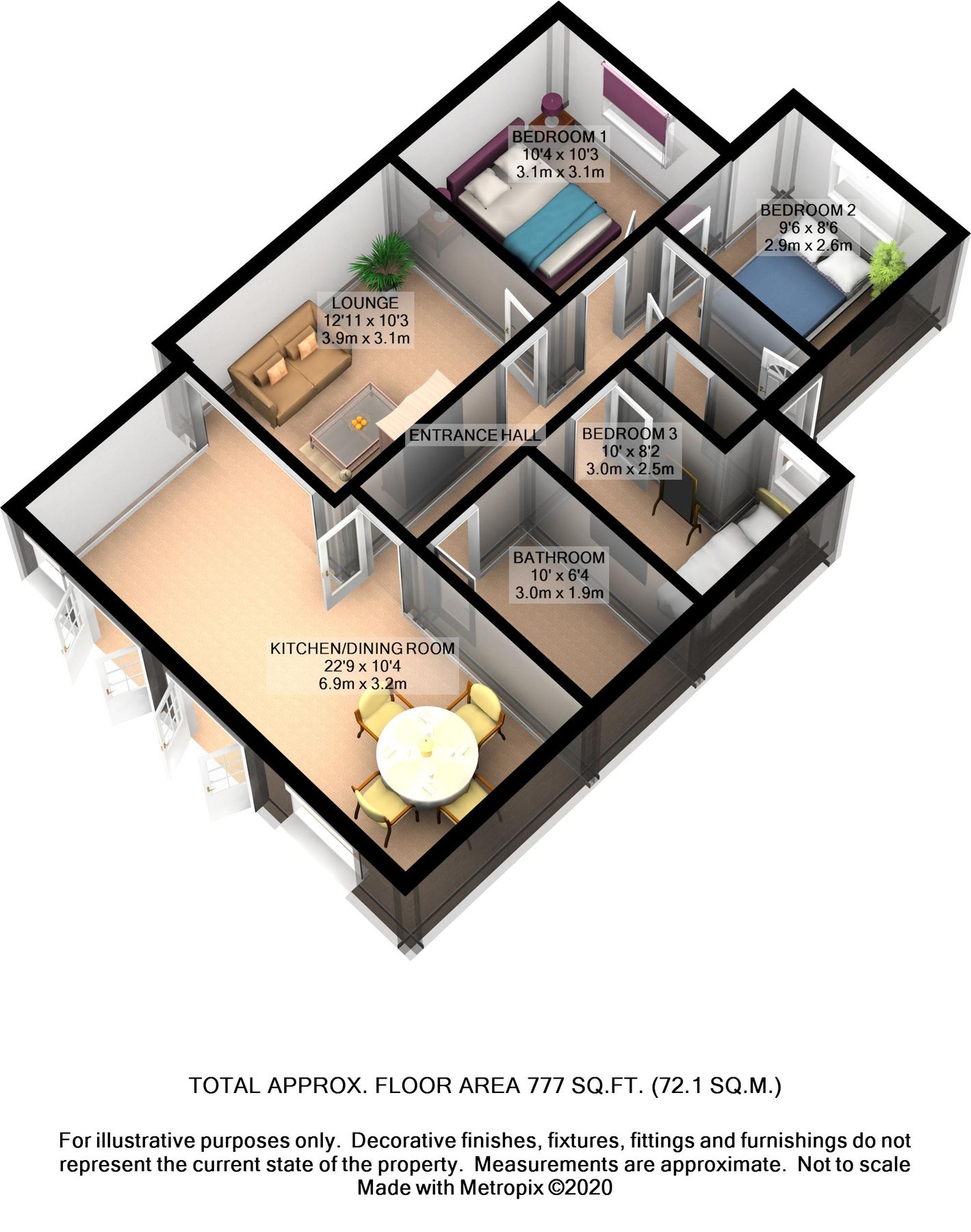3 bed semidetached bungalow for sale in Copeman Road, Aylsham, Norwich