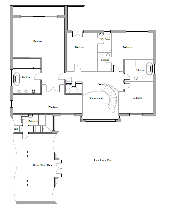 New home, 6 bed detached house for sale in Navaron House, Wigton Lane