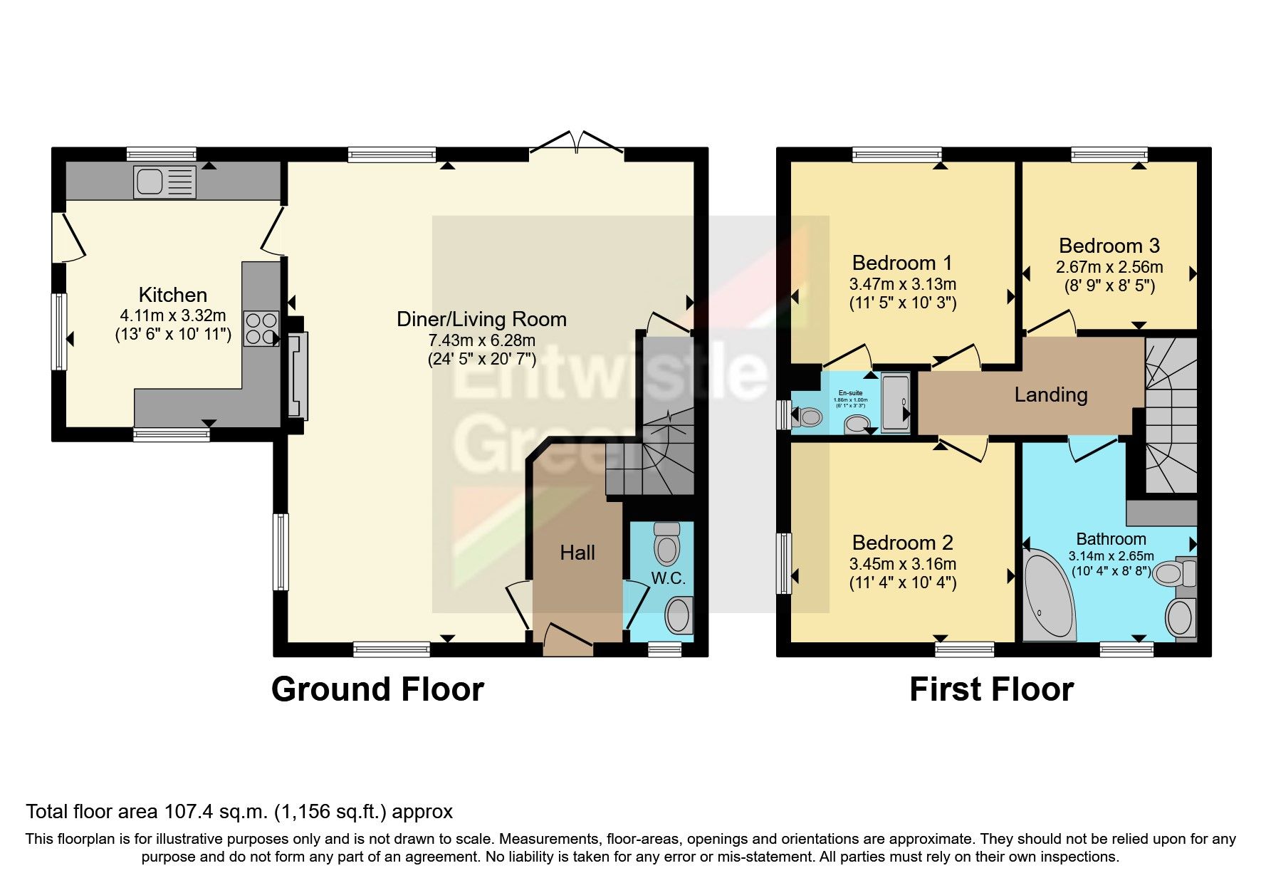 3 bed semidetached house for sale in River Cottages, Wennington