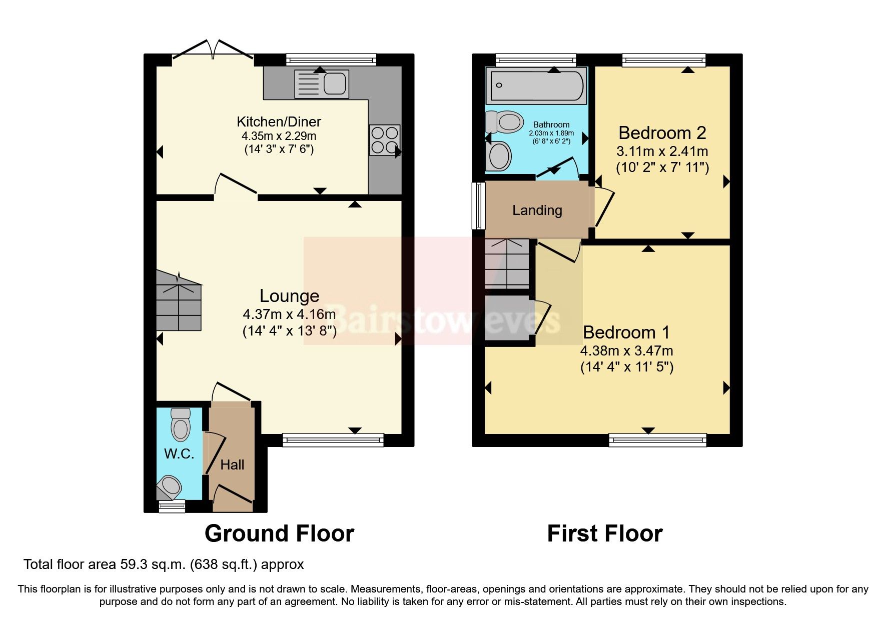 2 bed end terrace house for sale in Brick Kiln Way, Bedworth