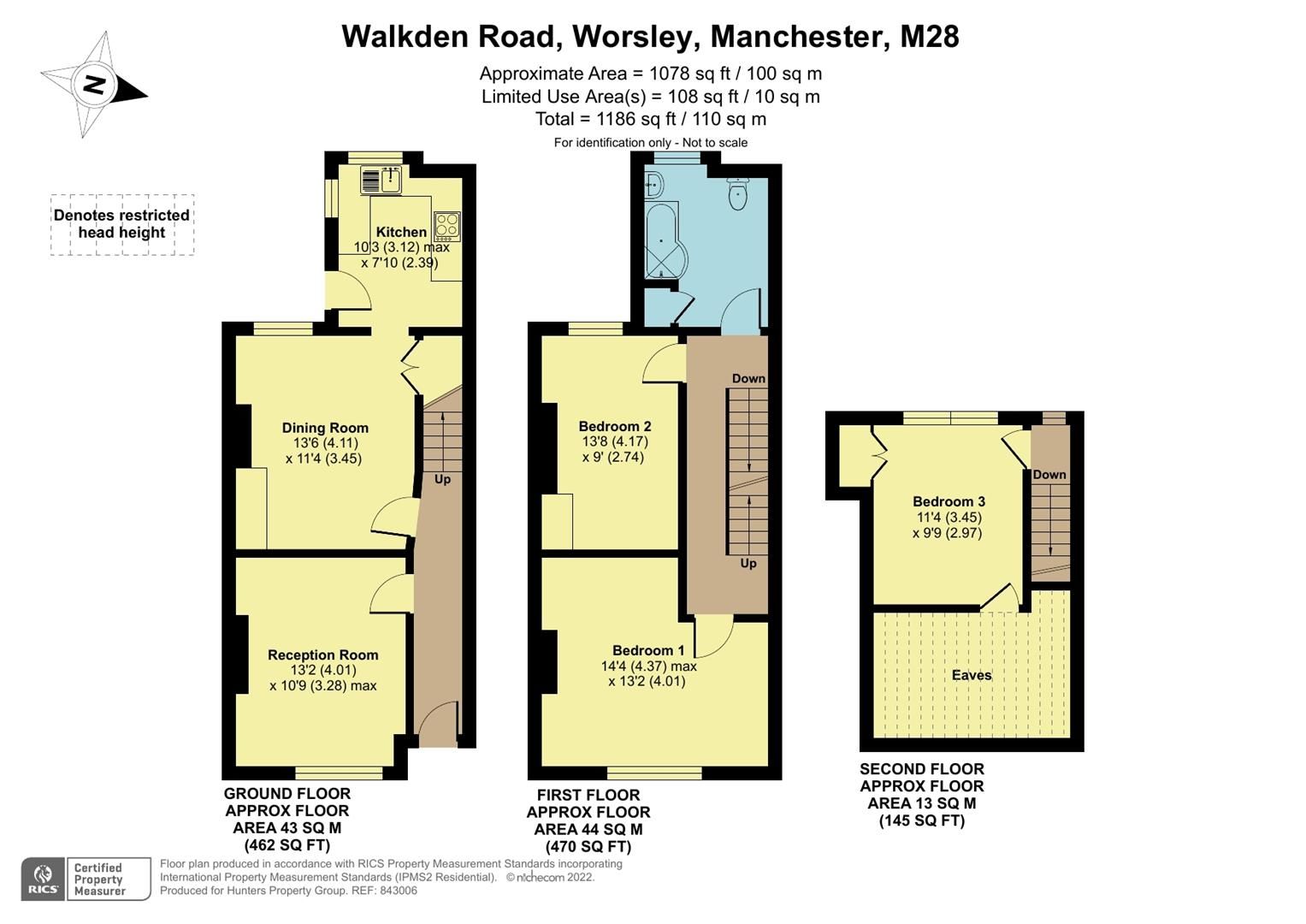 3 bed end terrace house for sale in Walkden Road, Worsley, Manchester