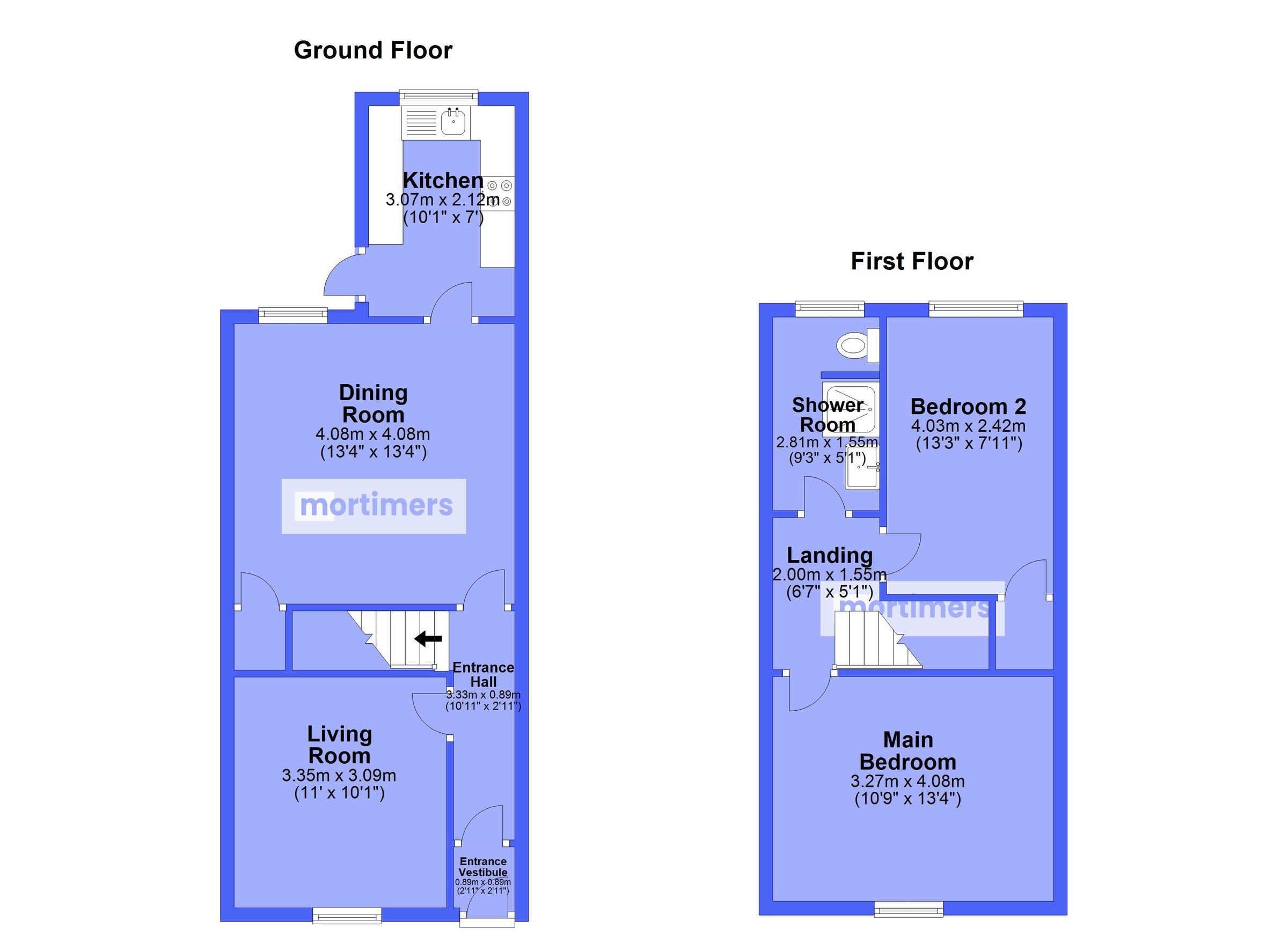 2 bed terraced house for sale in Brisbane Street, Clayton Le Moors