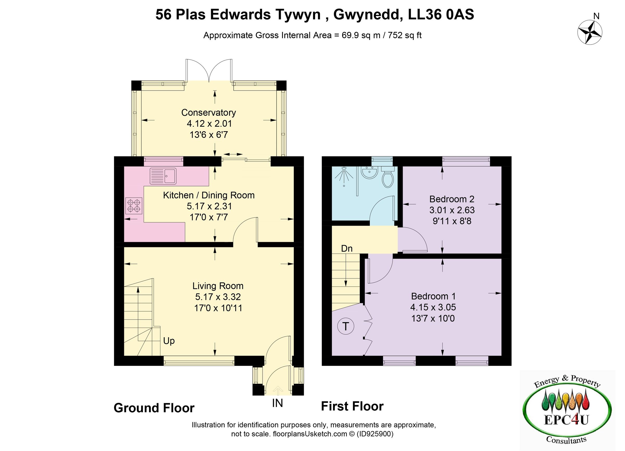 2 bed terraced house for sale in Plas Edwards, Tywyn, Gwynedd LL36 Zoopla