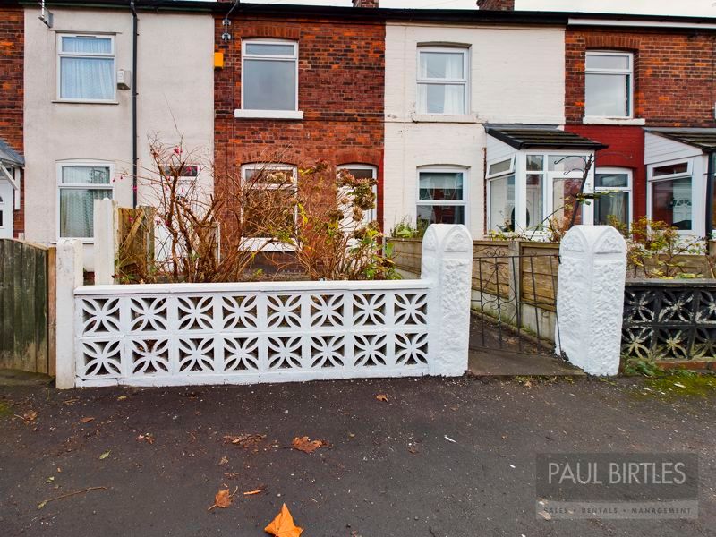 2 bed terraced house for sale in Gladstone Road, Urmston, Trafford M41