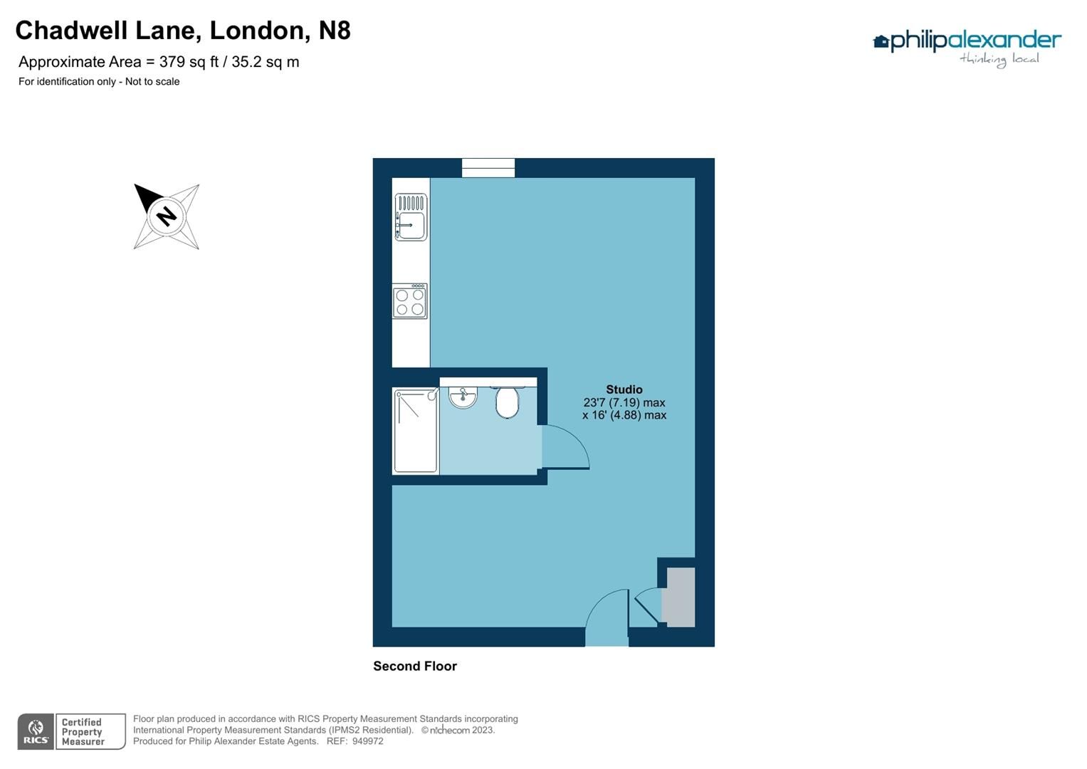 Studio for sale in Emerson Apartments, New River Village N8 Zoopla