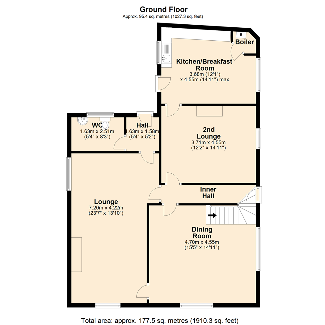 3 bed detached house for sale in Road, Helmshore, Rossendale