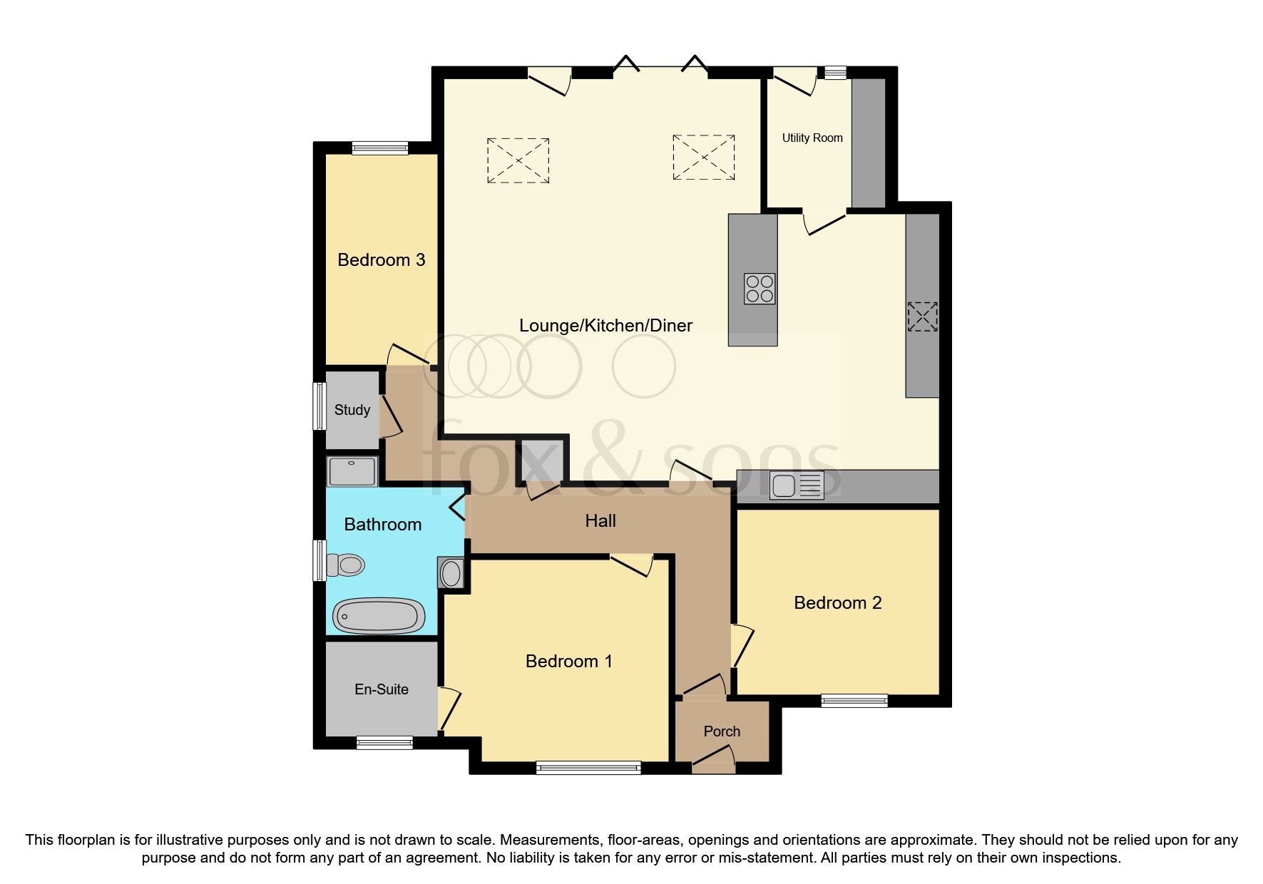 3 bed semidetached bungalow for sale in North Road, Clanfield