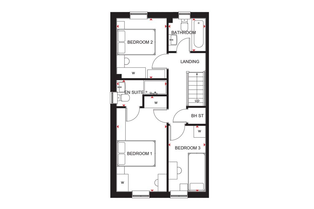 New home, 3 bed end terrace house for sale in "Brue" at Sandys Moor