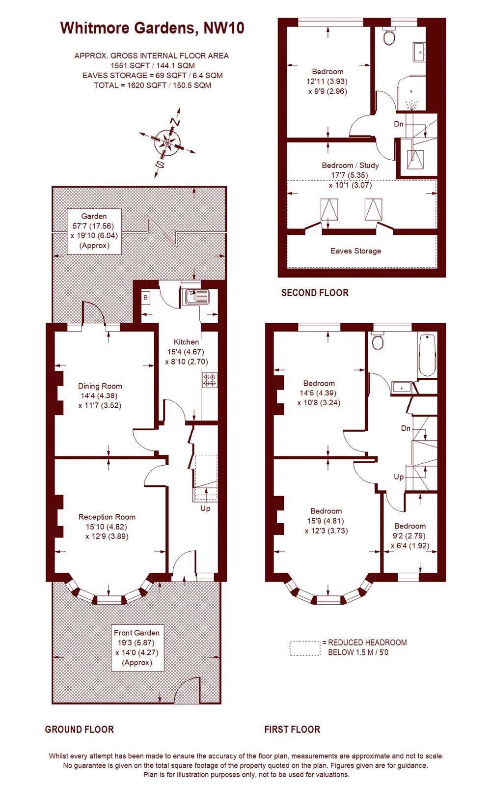 5 bed terraced house for sale in Whitmore Gardens, London NW10 Zoopla