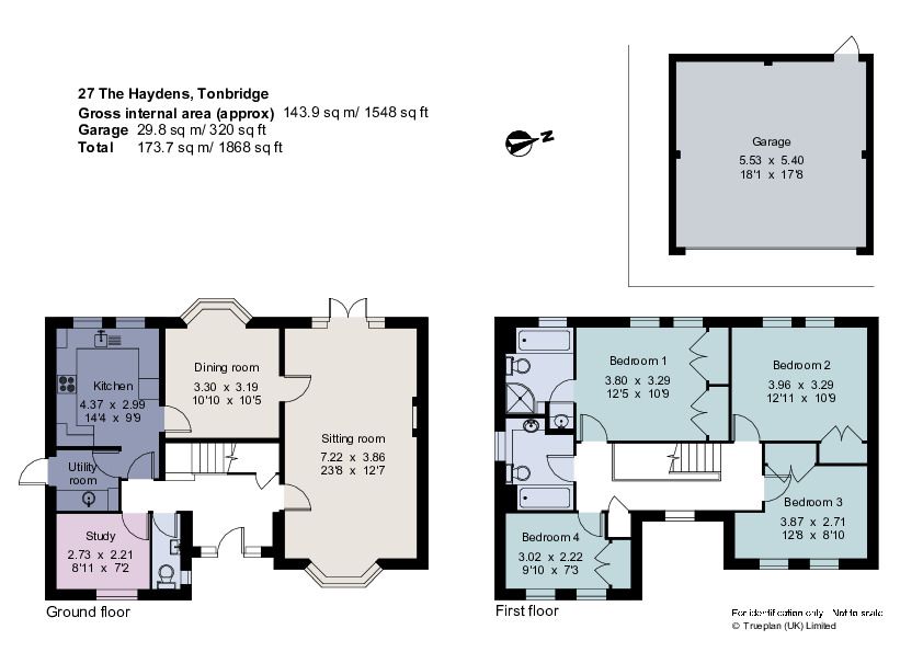 4 bed detached house for sale in The Haydens, Tonbridge, Kent TN9 Zoopla