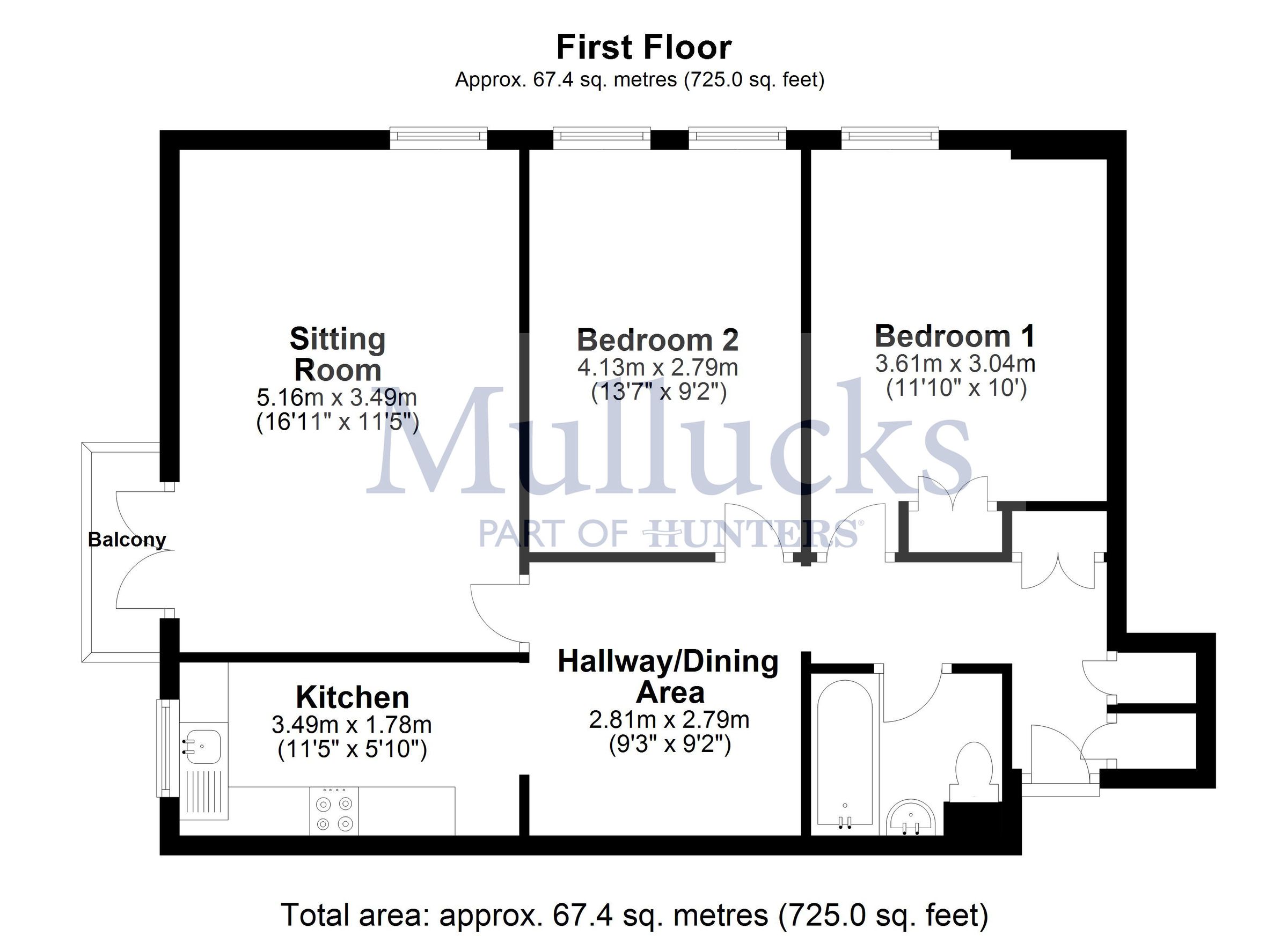 2 bed flat for sale in Spriggs Court, Palmers Hill, Epping, Essex CM16