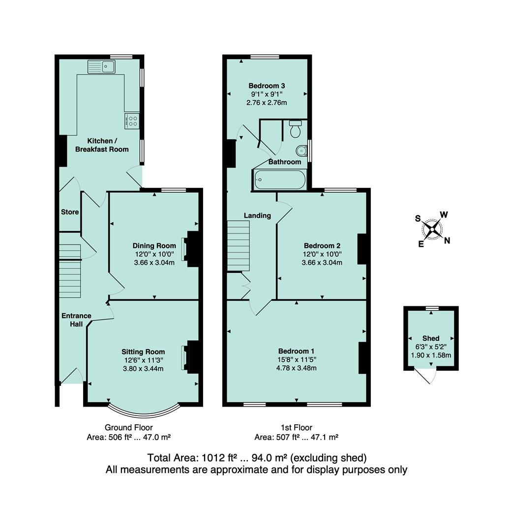 3 bed semidetached house for sale in Hillside Road, Wellingborough NN8