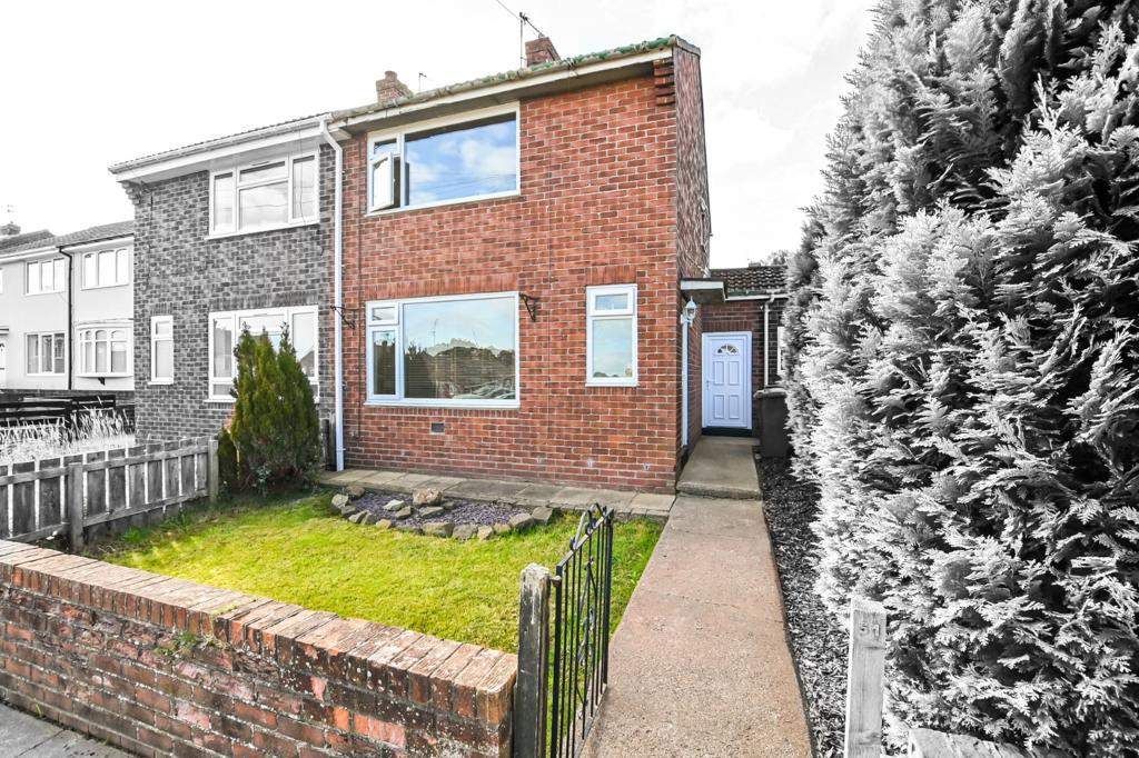 2 bed semidetached house for sale in Riverside Avenue, Choppington