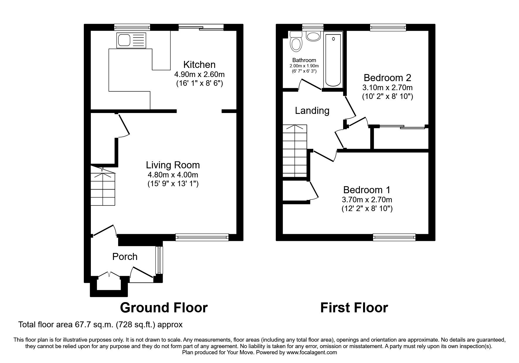2 bed end terrace house for sale in Tranent Gardens, Dundee, Angus DD4