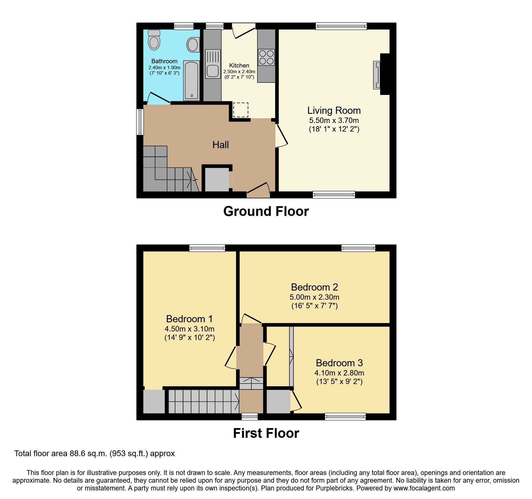 3 bed terraced house for sale in Leithland Road, Glasgow G53 Zoopla