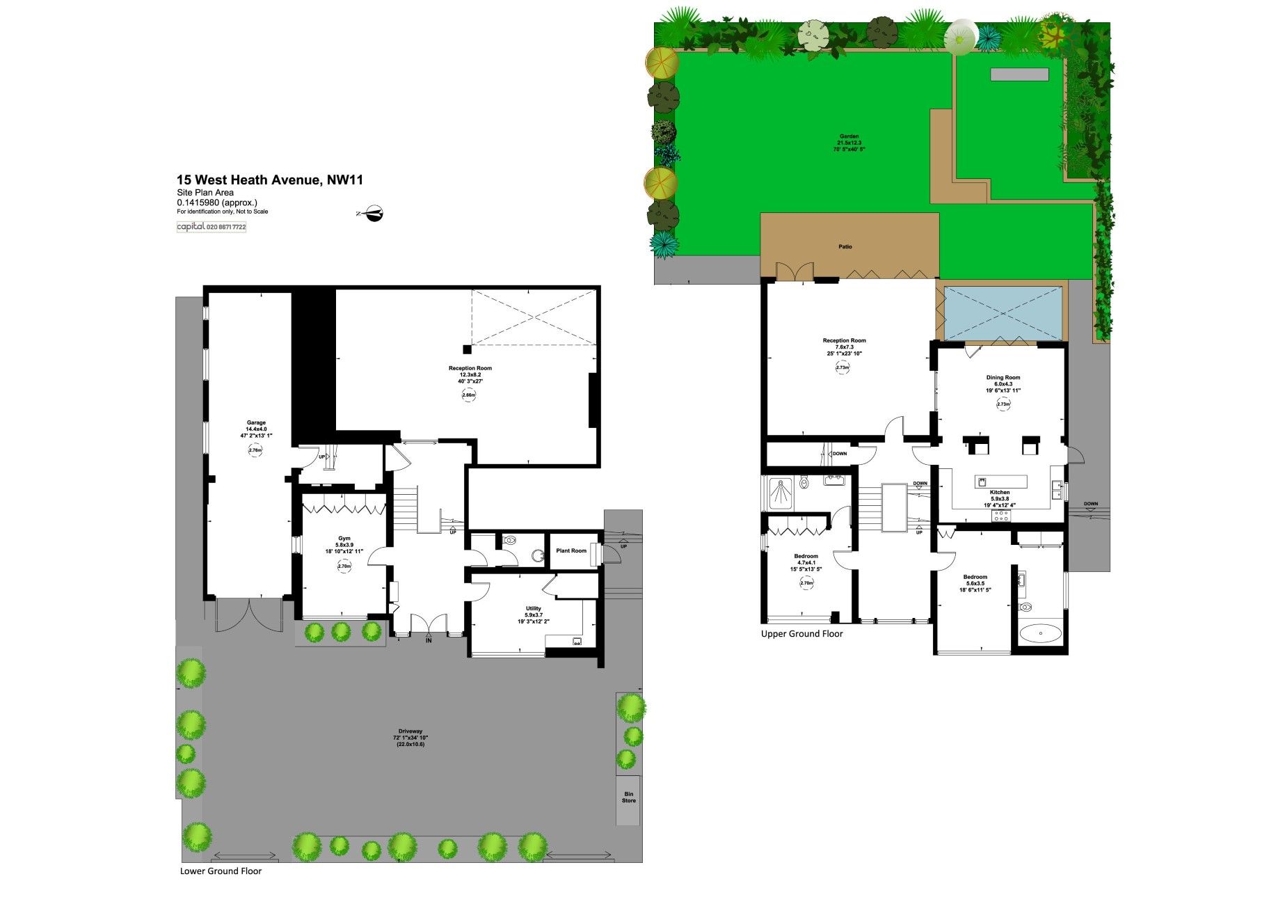 6 bed detached house for sale in West Heath Avenue, Golders Hill Park, London NW11 Zoopla