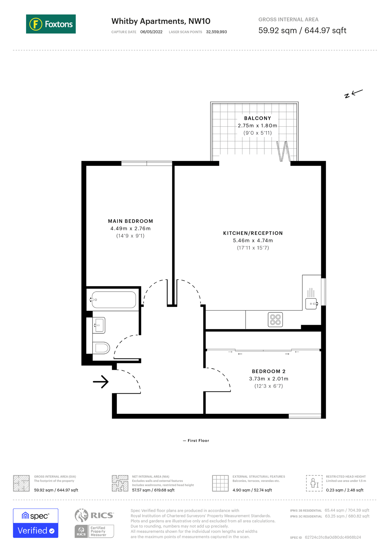 2 bed flat for sale in Robson Avenue, Willesden, London NW10 Zoopla