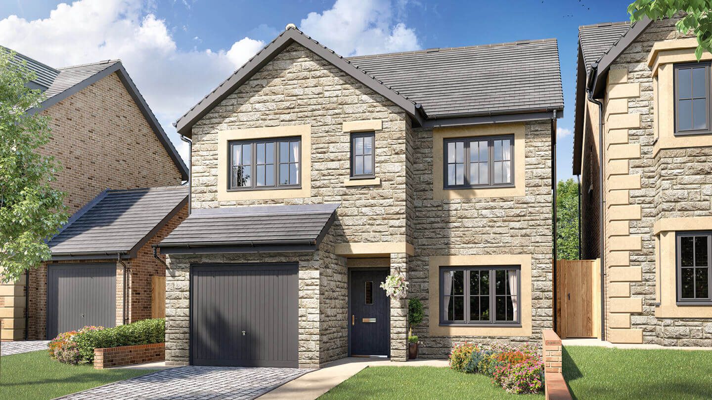 New home, 4 bed detached house for sale in Laureates Lane, Cockermouth