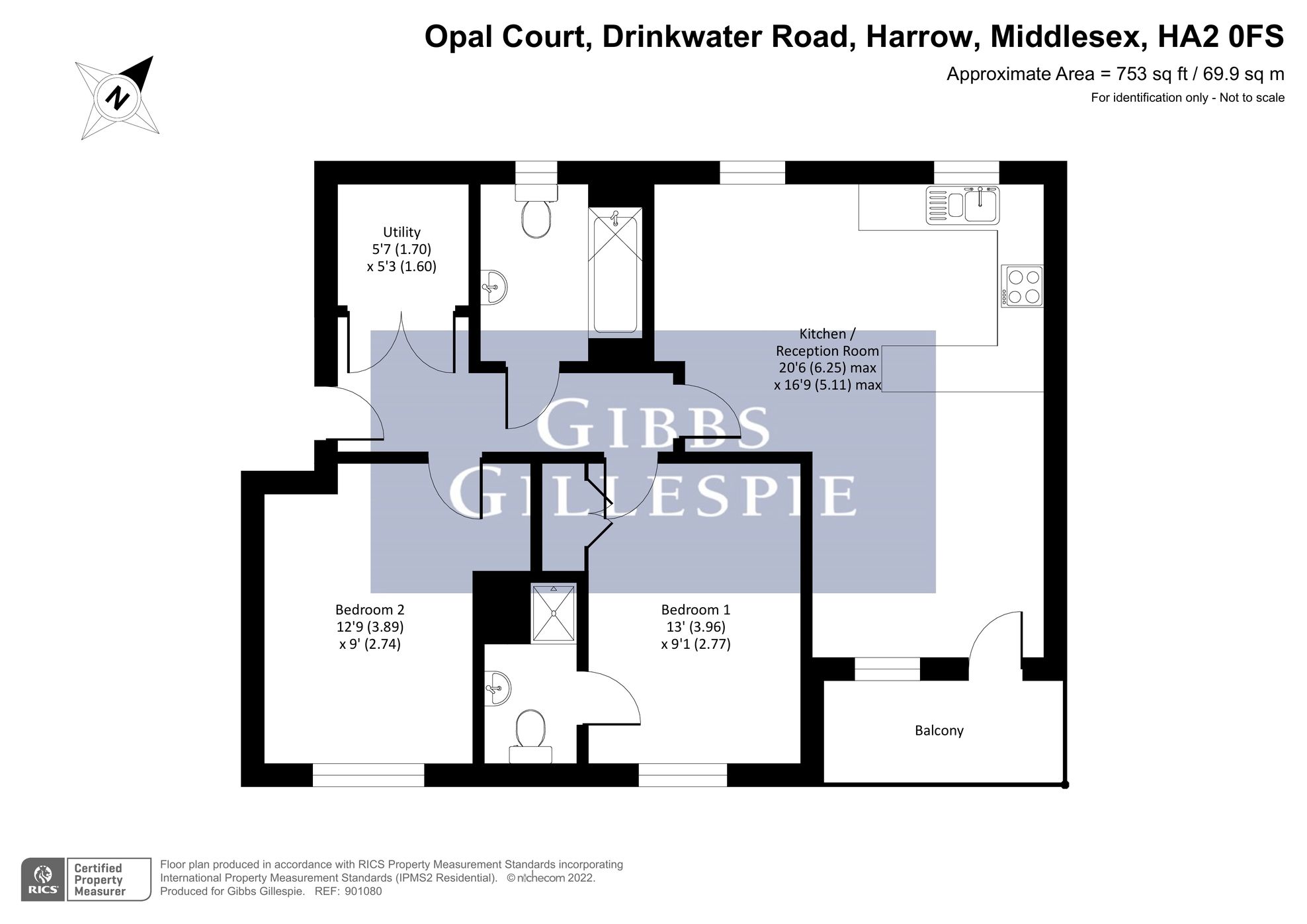 2 bed flat for sale in Drinkwater Road, Harrow, Middlesex HA2 Zoopla