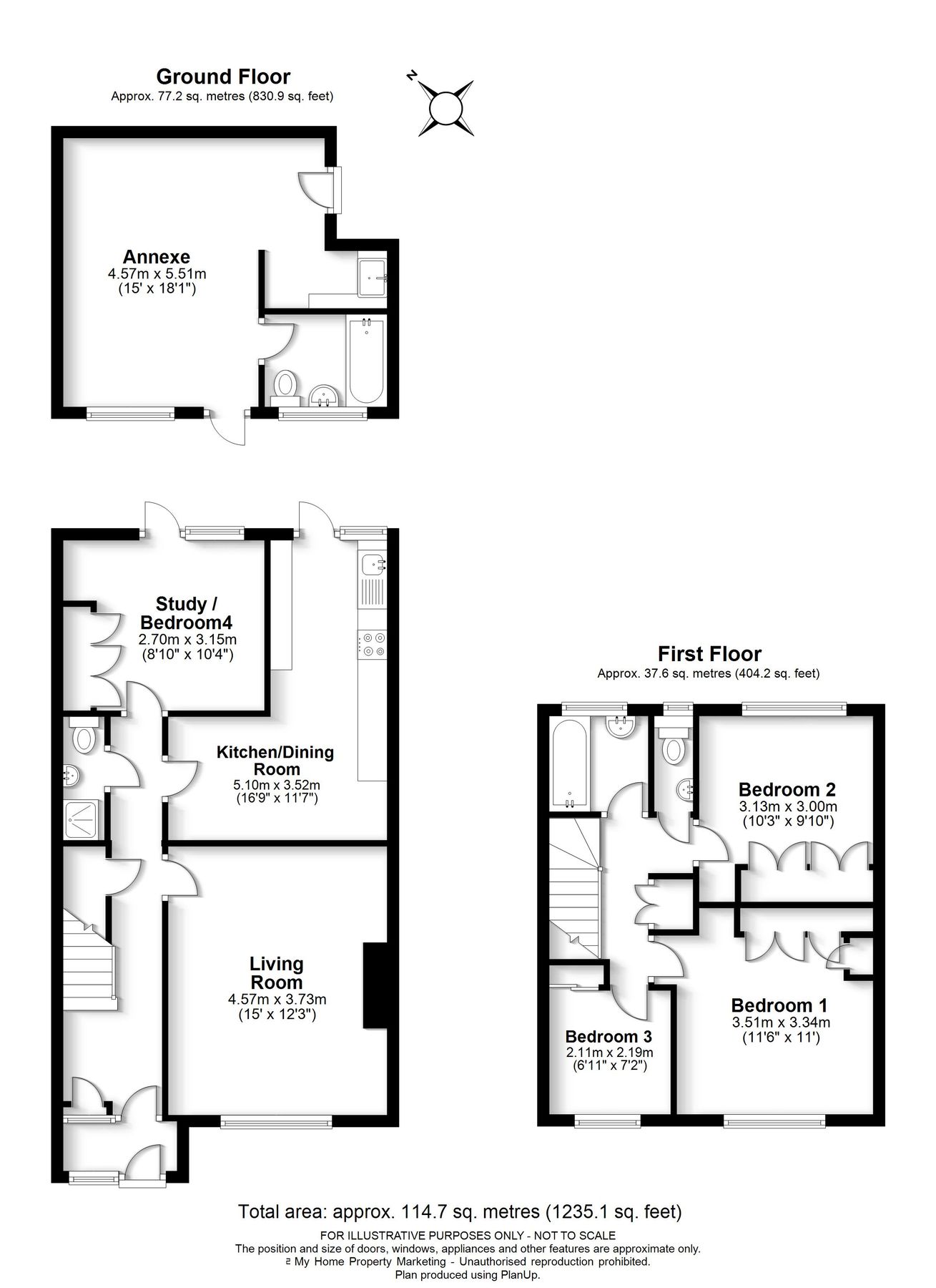 4 bed terraced house for sale in Croxley View, Watford, Hertfordshire