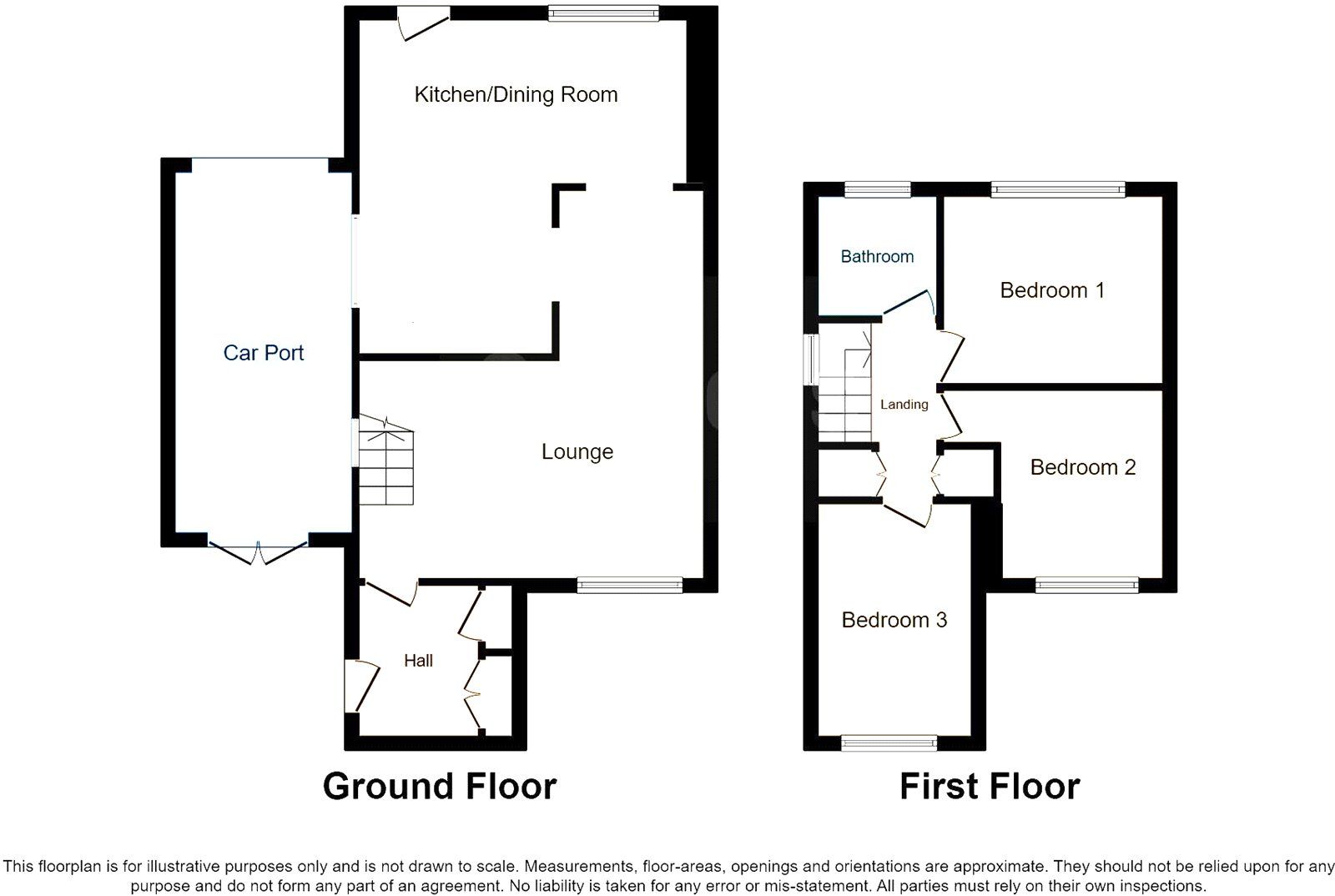 3 bed semidetached house for sale in Summit Road, Clows Top