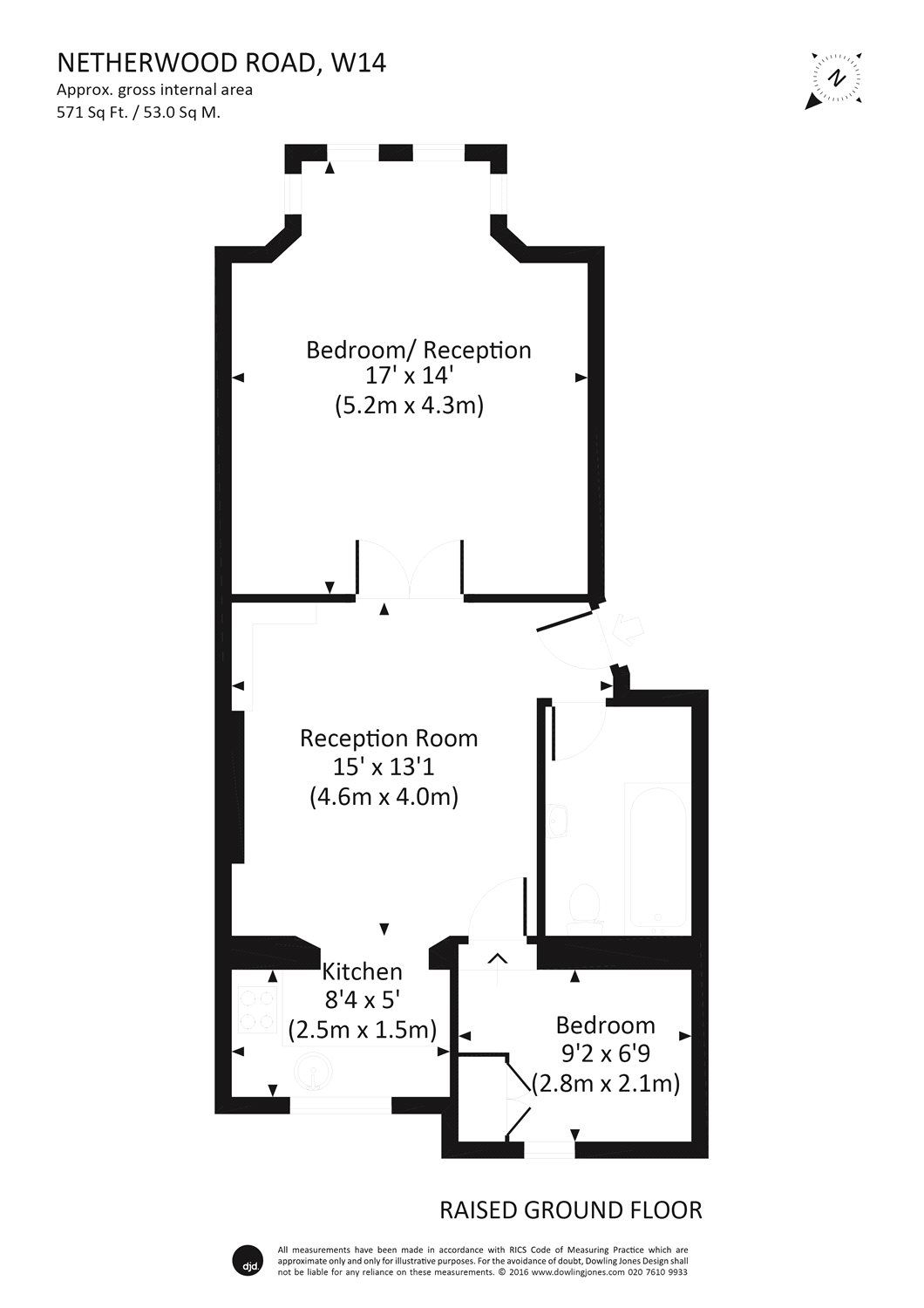 1 bed flat for sale in Netherwood Road, Brook Green, London W14 Zoopla