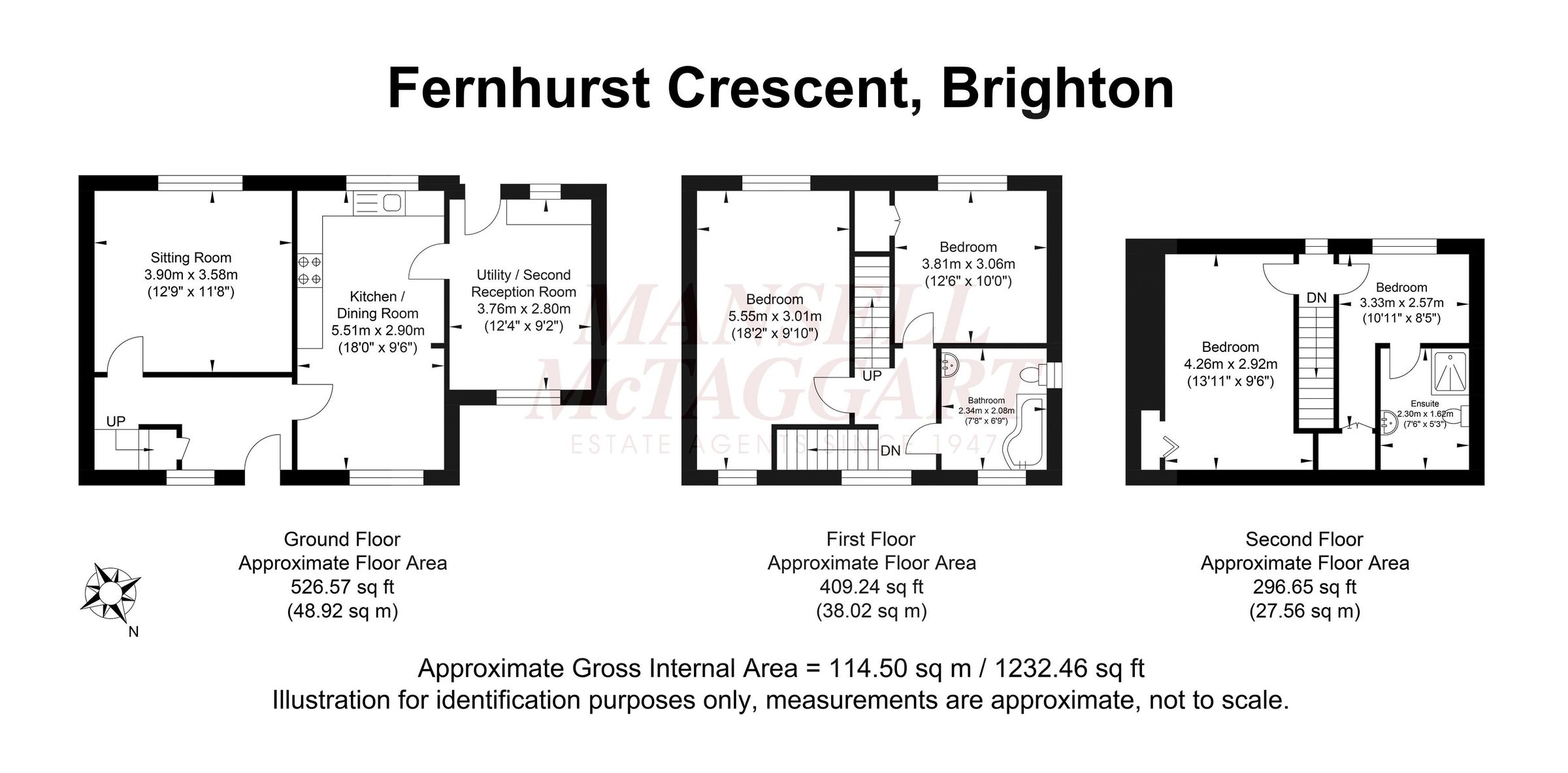 4 bed semidetached house for sale in Fernhurst Crescent, Brighton BN1