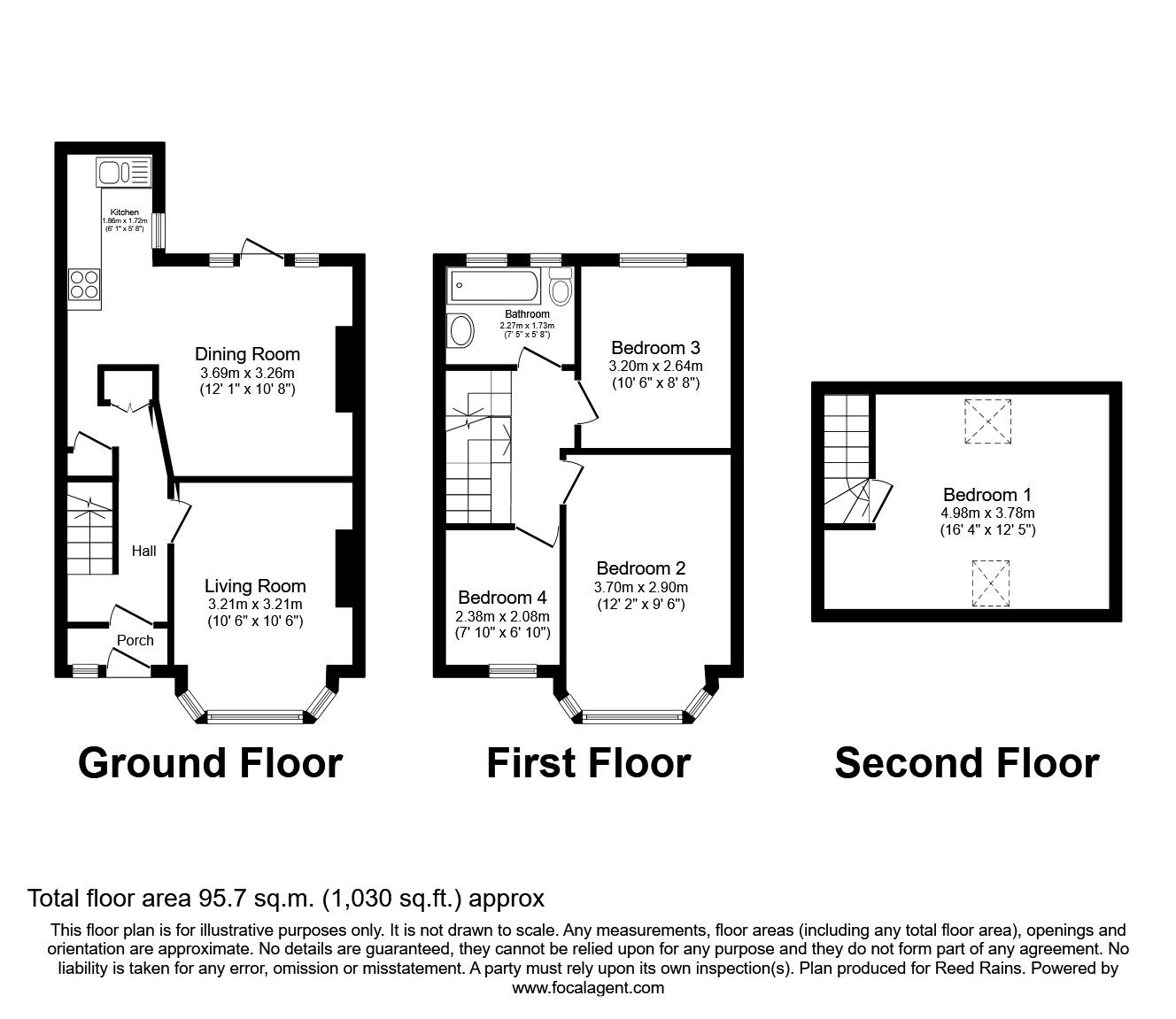 4 bed terraced house for sale in Cragg Road, Hebden Bridge, West