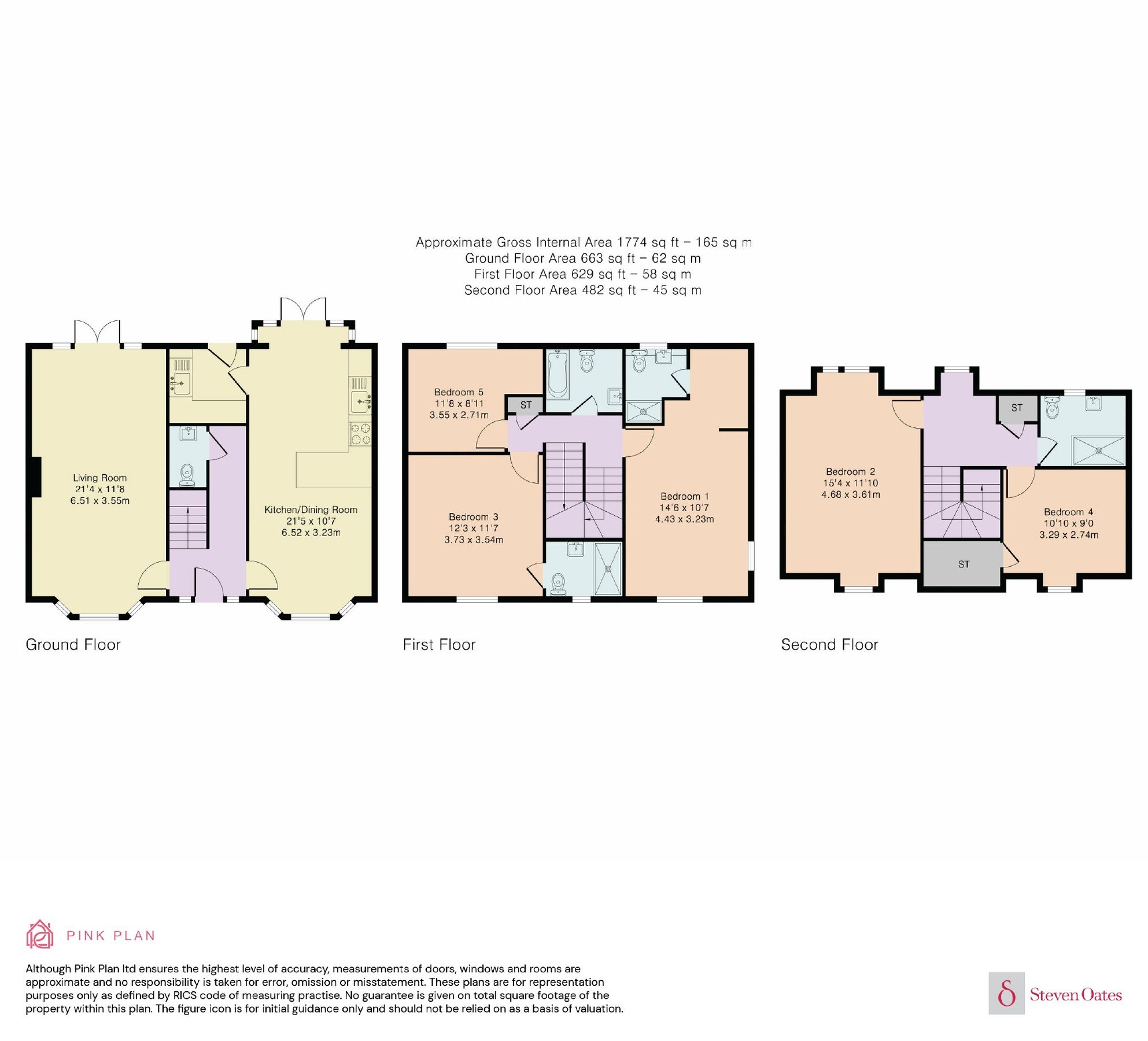 5 bed detached house for sale in Gatekeepers Way, Watton At Stone