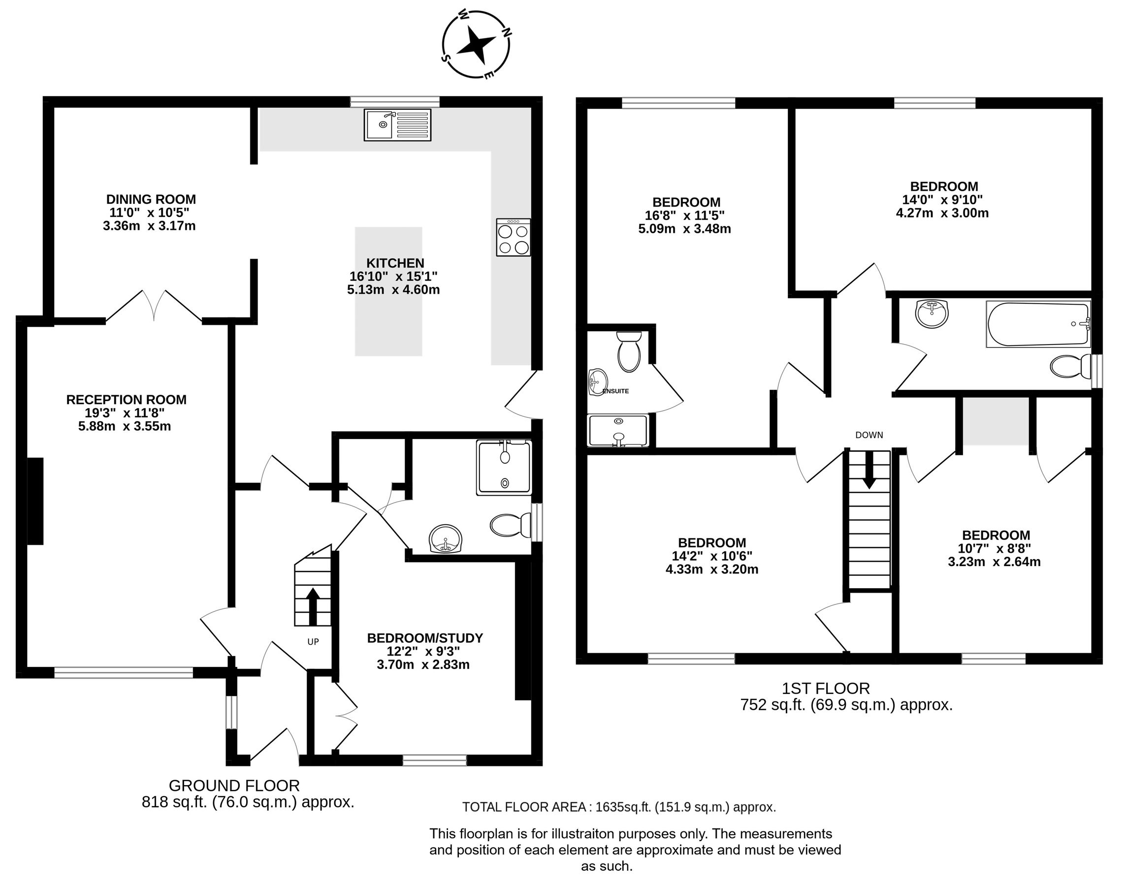 4 bed semidetached house for sale in Paddock Wood, Harpenden