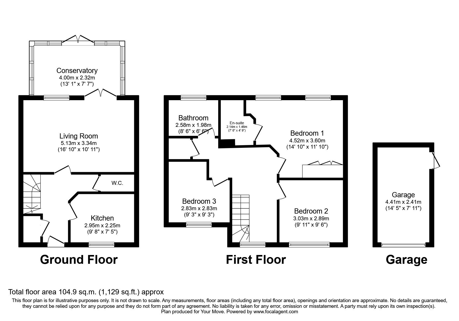 3 bed linkdetached house for sale in Lower Road, Faversham, Kent ME13
