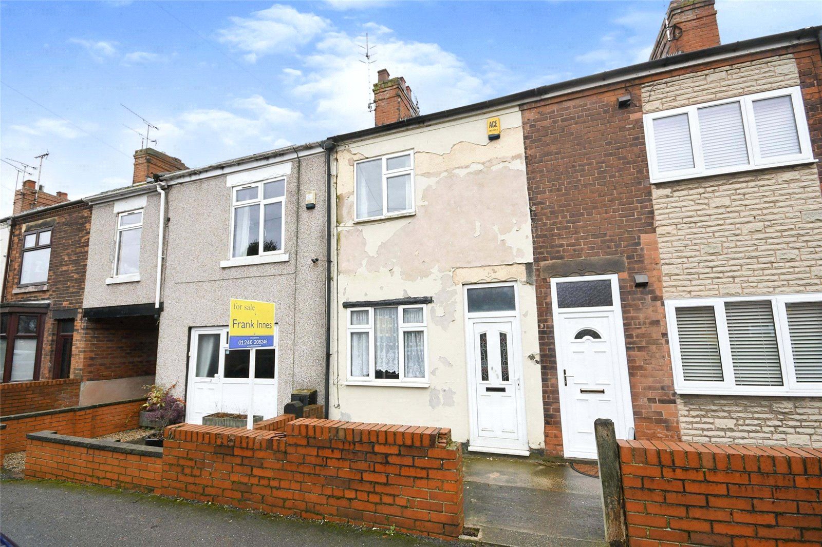 2 bed terraced house for sale in Top Road, Calow, Chesterfield
