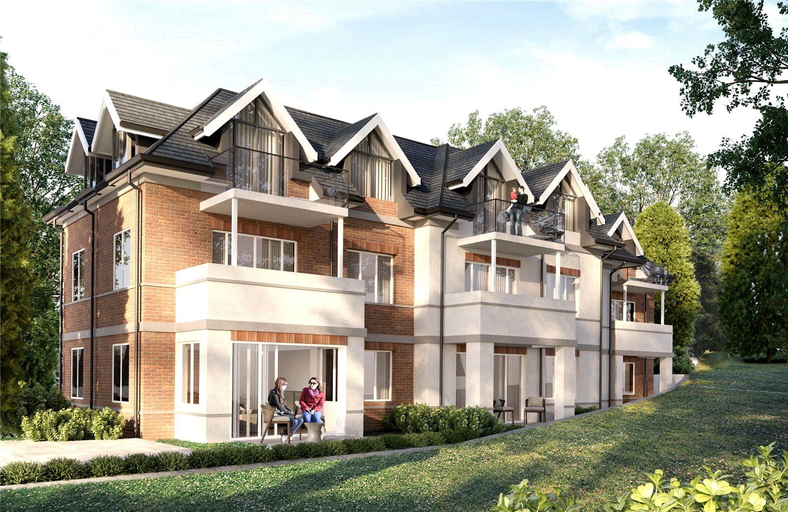 New home, 2 bed flat for sale in Kestrel Court, 170 Ewell By Pass