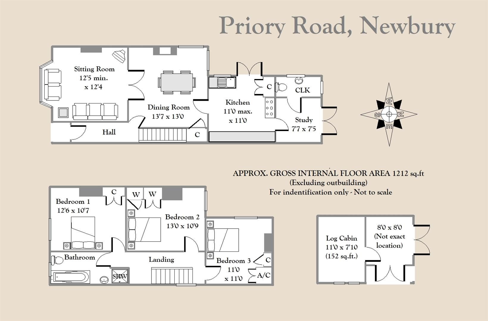 3 bed detached house for sale in Priory Road, Newbury RG14 Zoopla