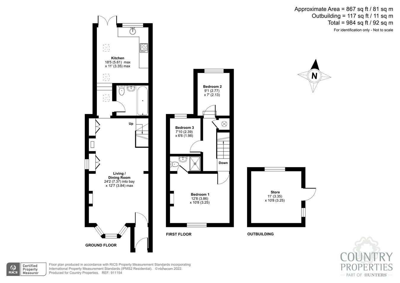 3 bed semidetached house for sale in The Ridgeway, Flitwick MK45 Zoopla