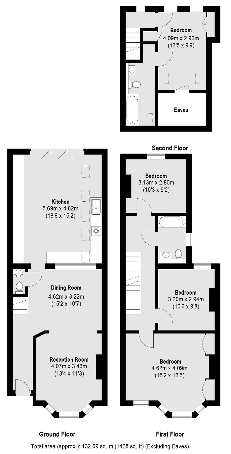 4 bed property for sale in Adelaide Road, London W13 Zoopla