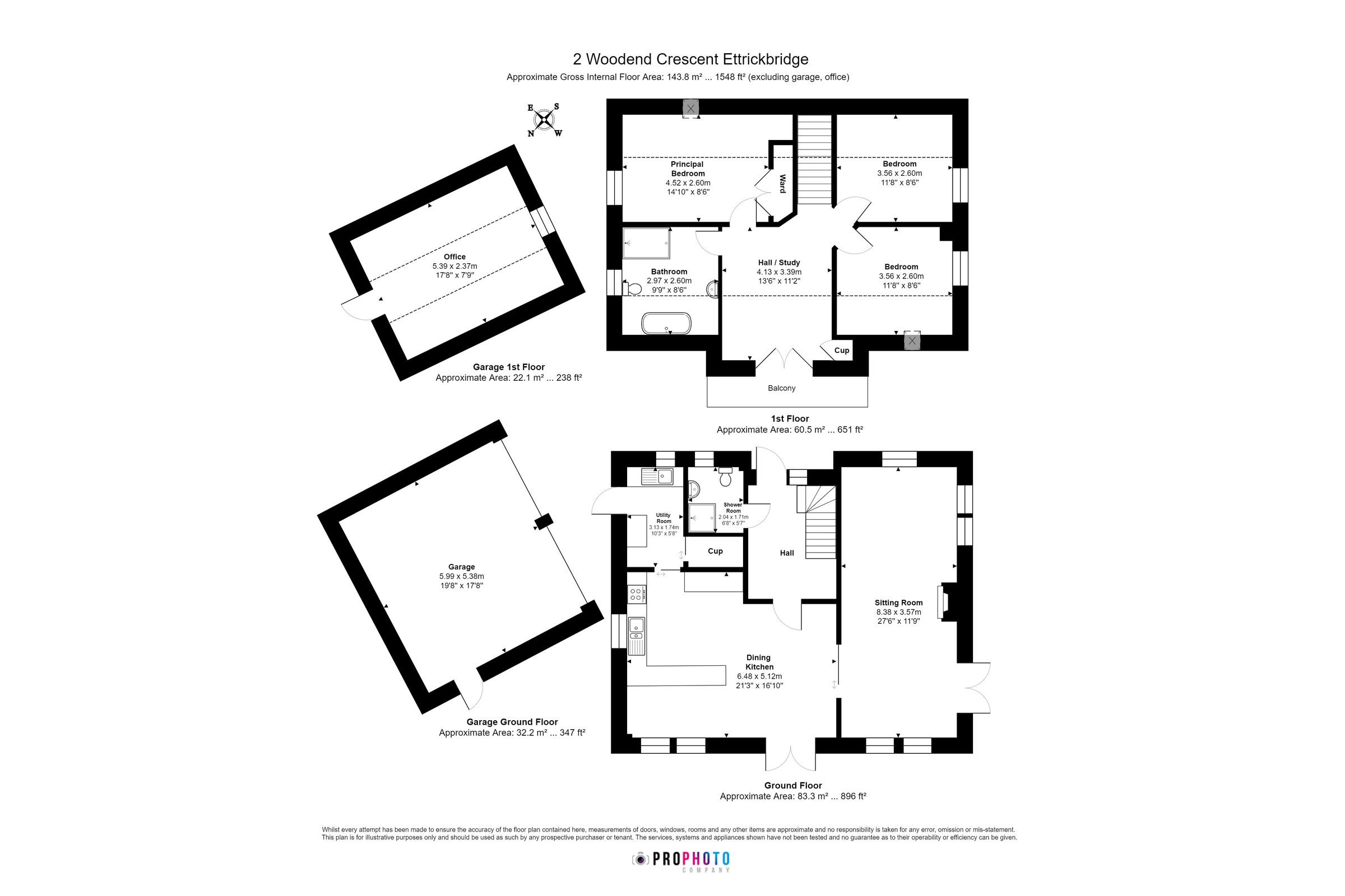 3 bed detached house for sale in Woodend Crescent, Ettrickbridge