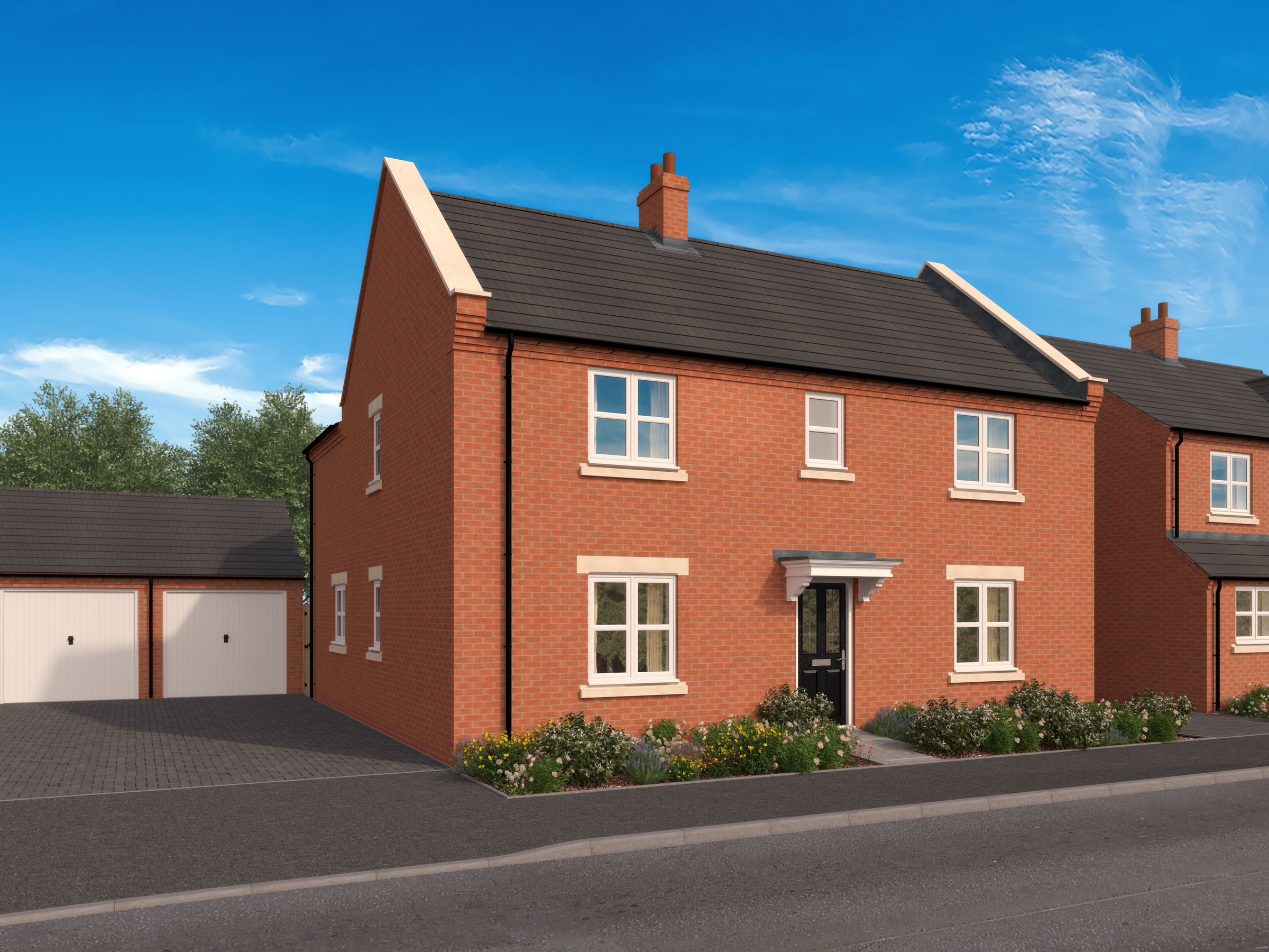 New home, 4 bed linkdetached house for sale in Buttercup Fields