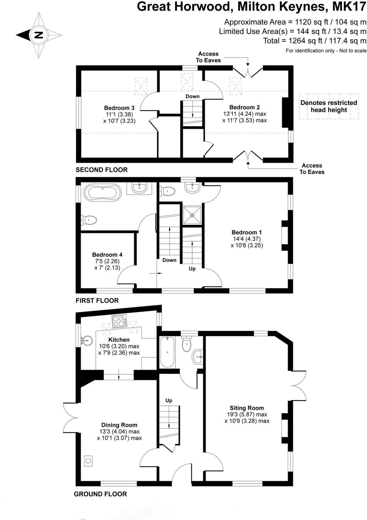 4 bed detached house for sale in Winslow Road, Great Horwood MK17 Zoopla