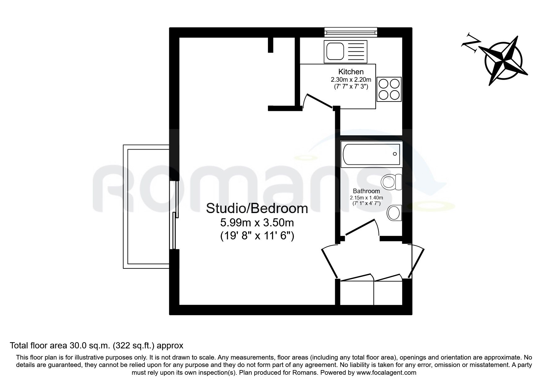 Studio to rent in Betjeman Court, Bentinck Road, Yiewsley, West Drayton