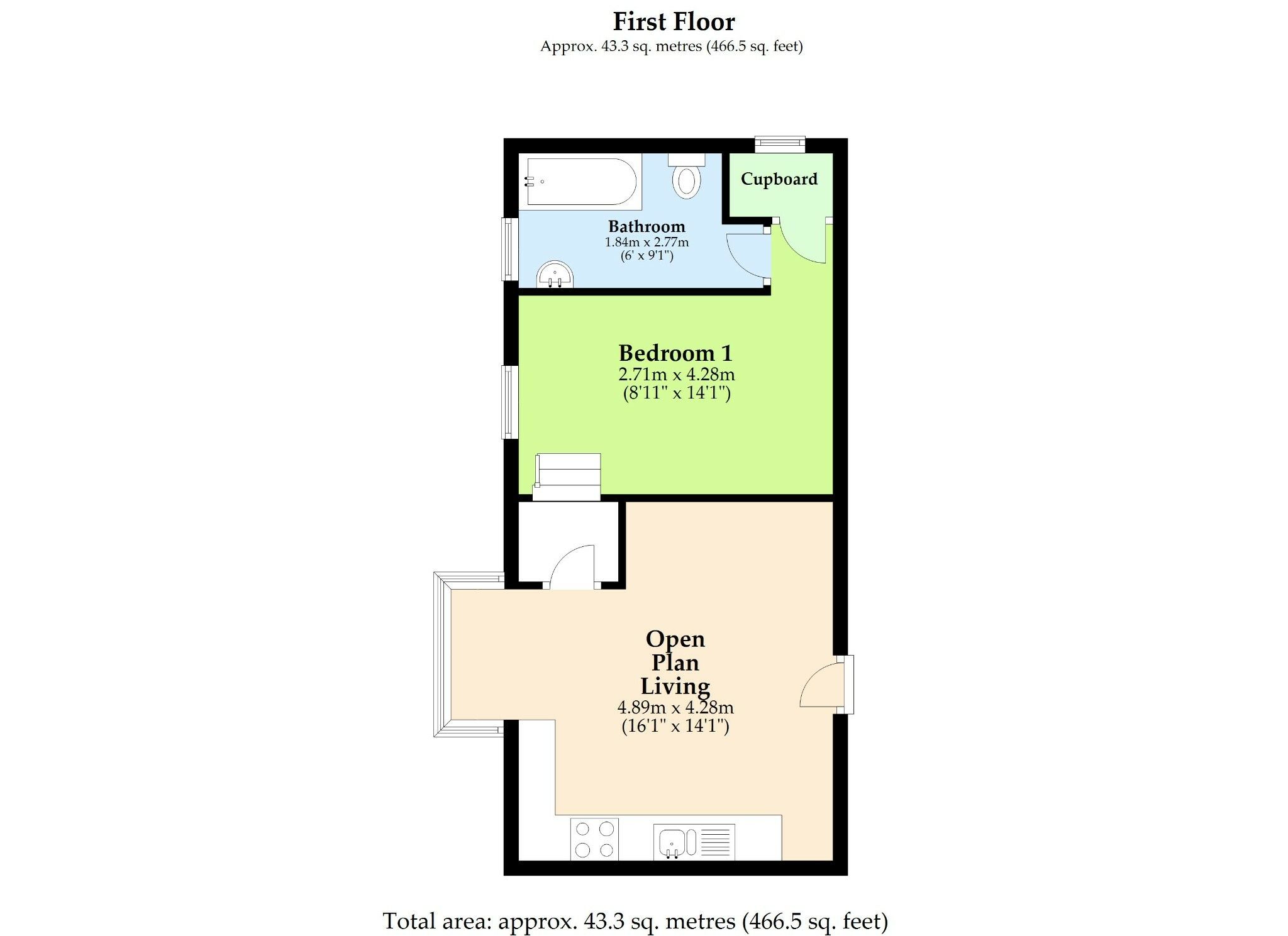 1 bed flat for sale in Florence Road, Bournemouth BH5 Zoopla