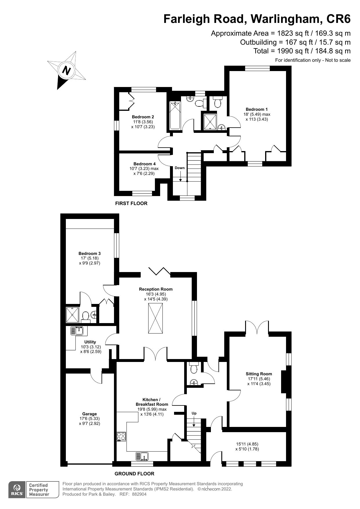4 bed detached house for sale in Farleigh Road, Warlingham, Surrey CR6