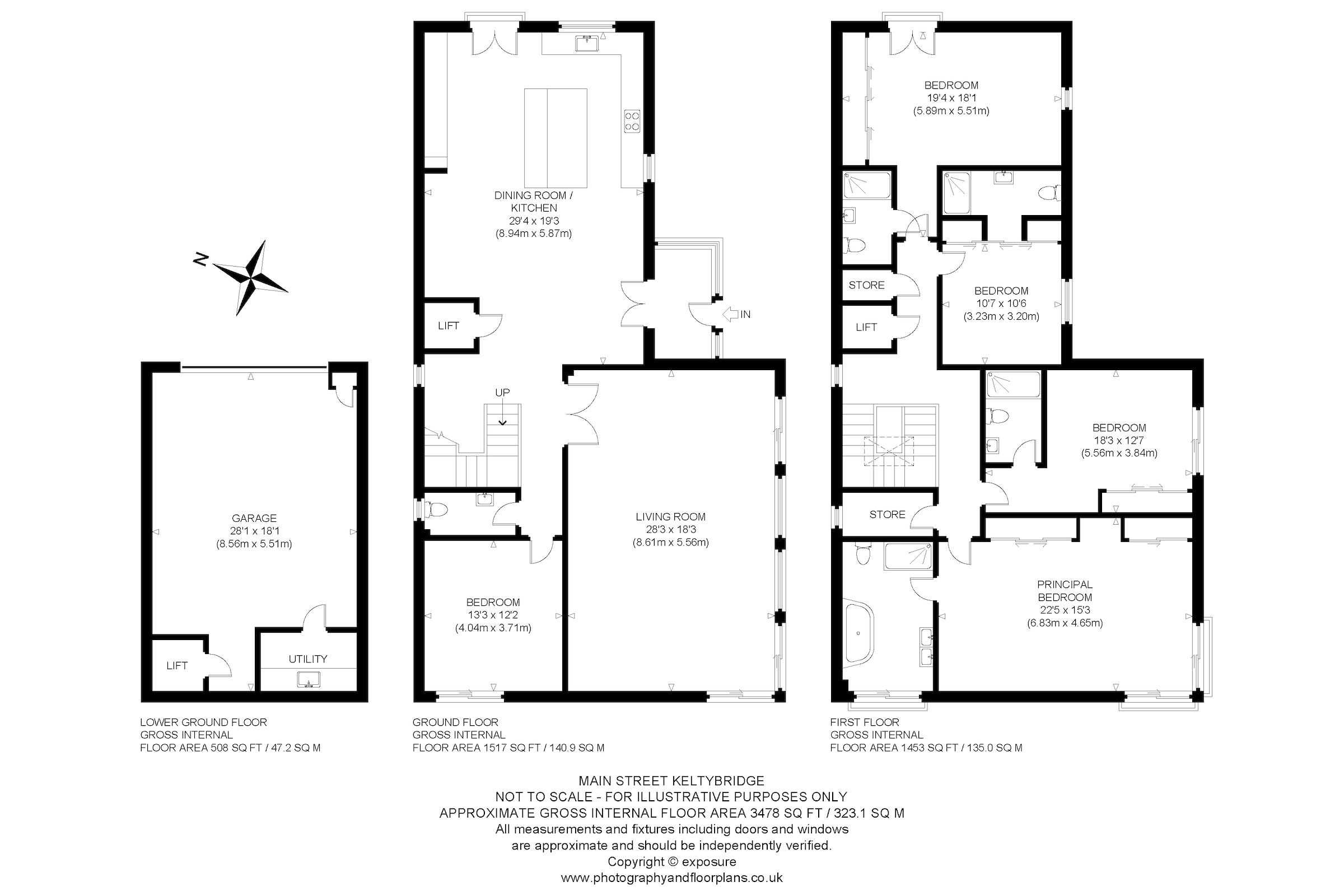 New home, 4 bed detached house for sale in Ben Oir, Main Street