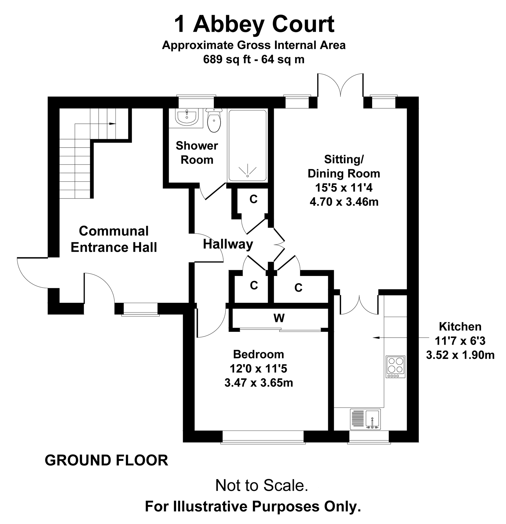 1 bed flat for sale in St. Marys Gardens, Battle Hill, Battle TN33 Zoopla