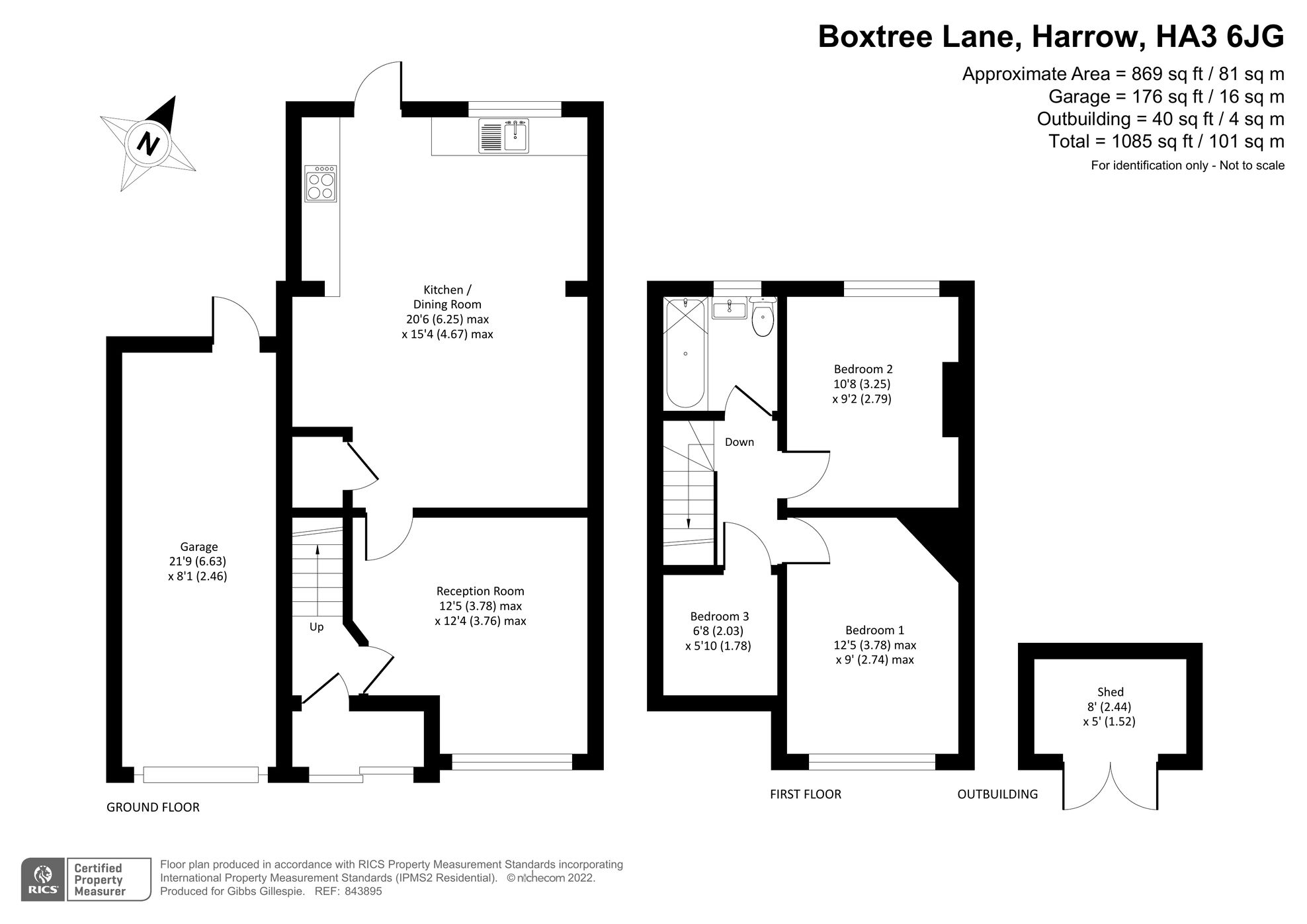 3 bed semidetached house for sale in Boxtree Lane, Harrow, Middlesex