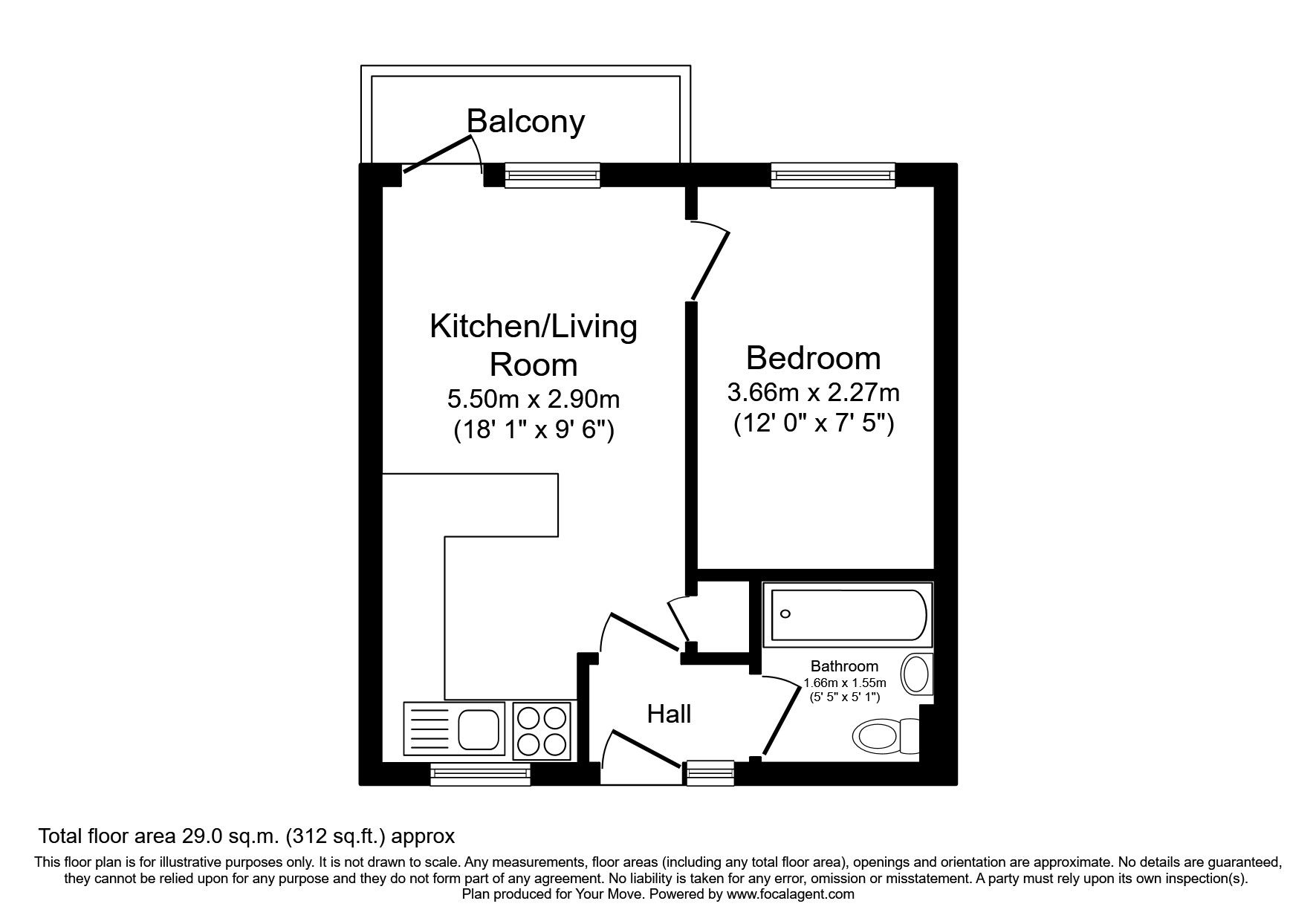 1 bed flat to rent in Kearsley Close, Seaton Delaval, Whitley Bay